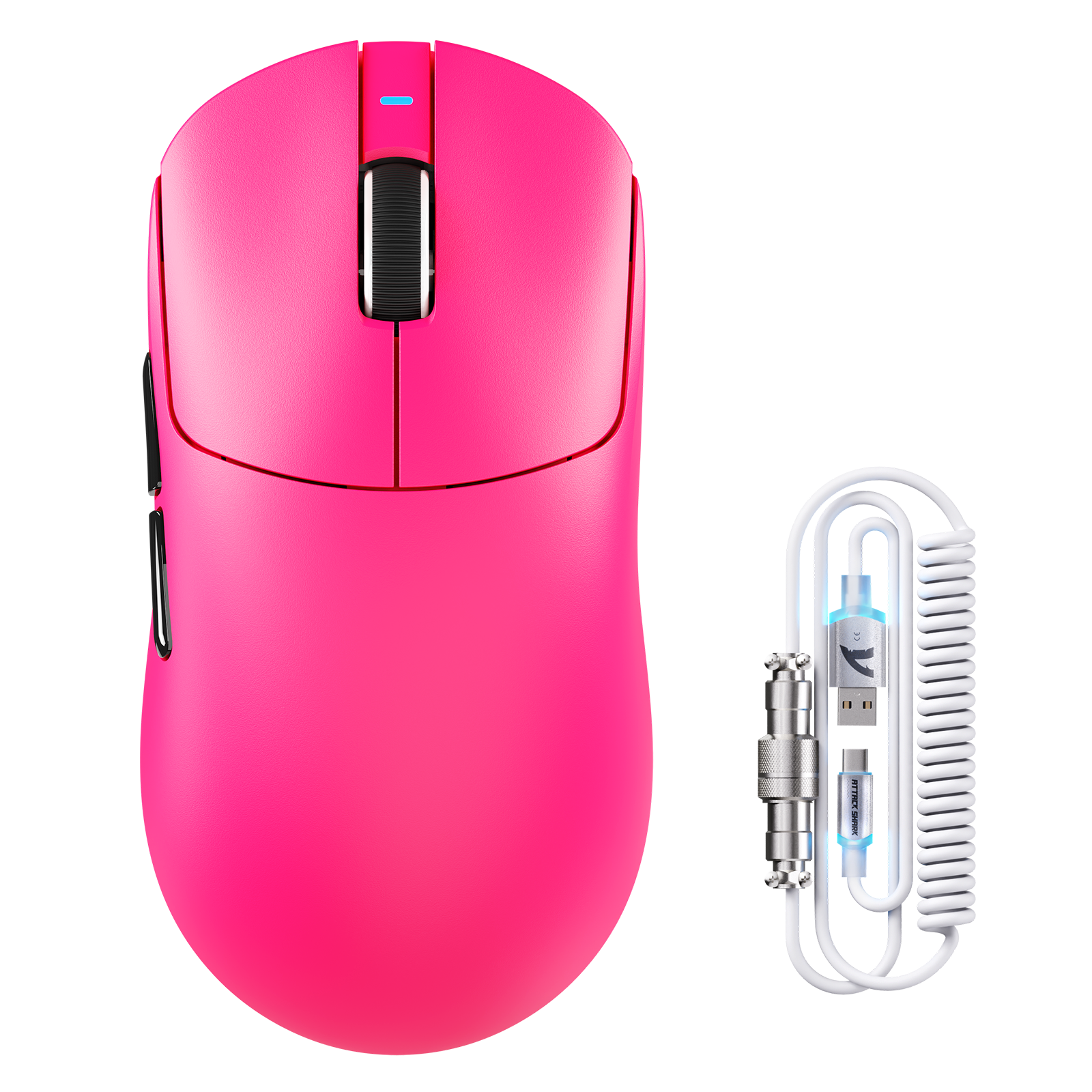 Souris de jeu sans fil tri-mode ATTACK SHARK X8PLUS avec câble C06 ULTRA