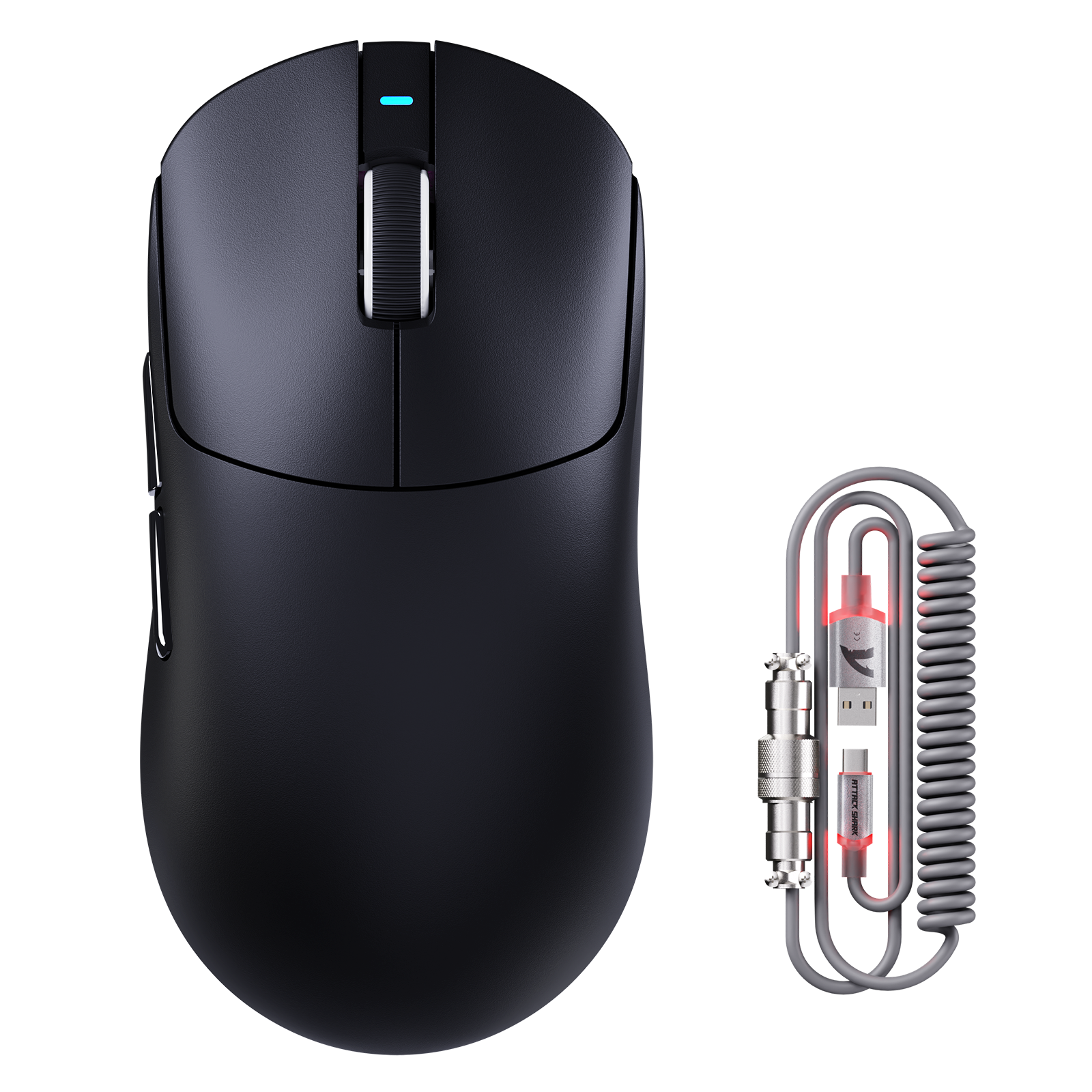 Souris de jeu sans fil tri-mode ATTACK SHARK X8PLUS avec câble C06 ULTRA