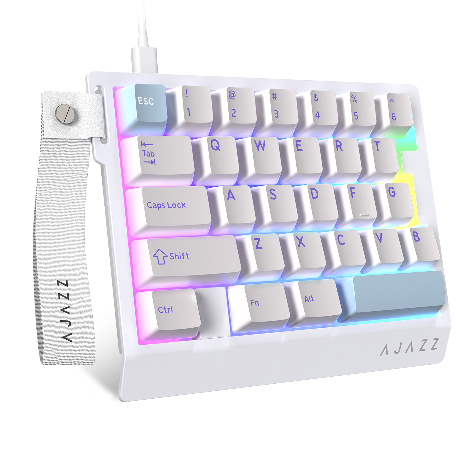 ATTACK SHARK X AJAZZ AK029 One-Handed Gaming Keyboard ATTACK SHARK X AJAZZ AK029 One-Handed Gaming Keyboard