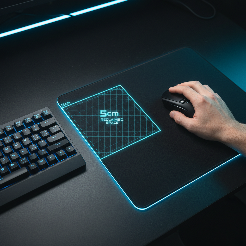 Control Space Keyboard 60% Keyboards Free Up Desk Space for Better Aiming