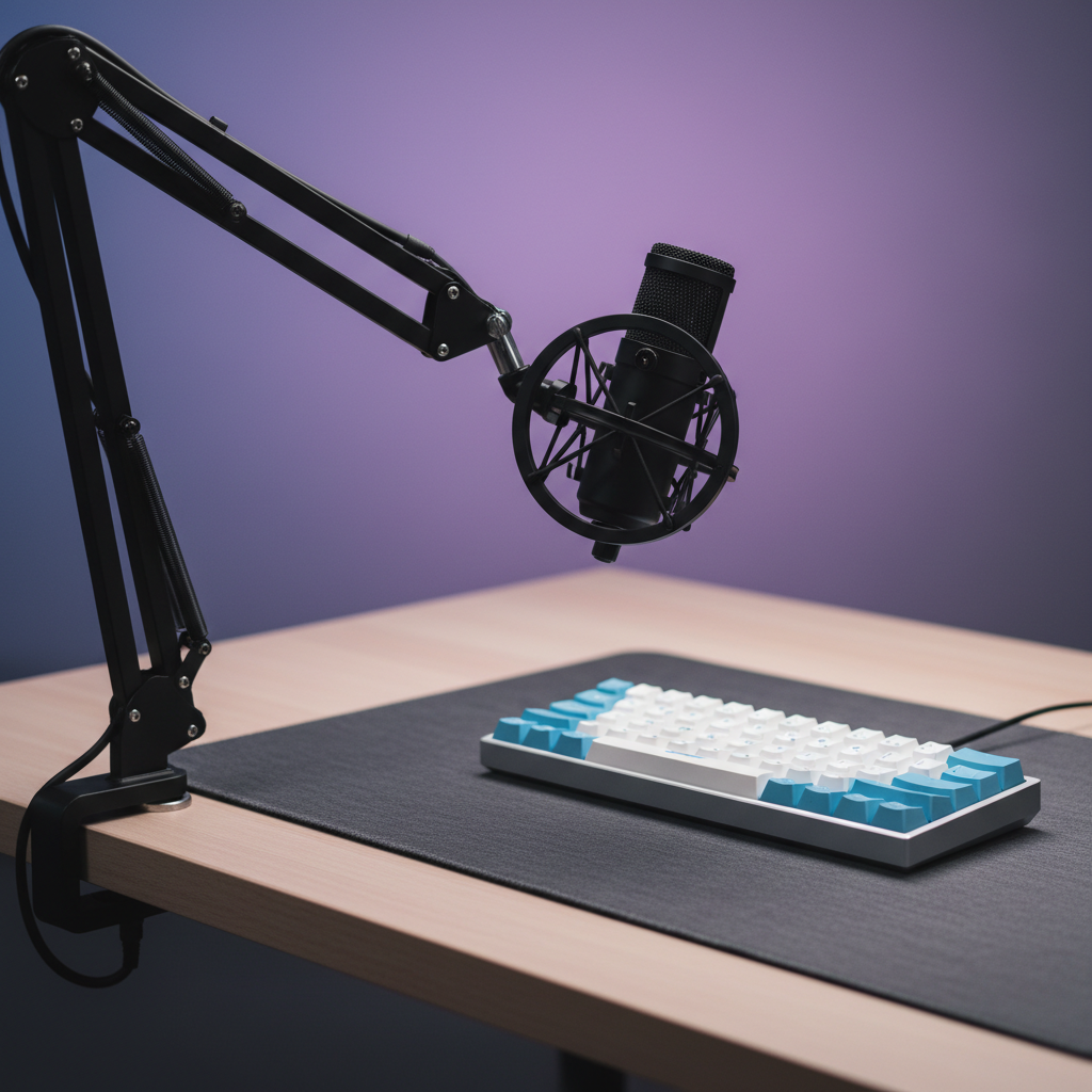 Vibration Dampening: Isolating Keyboard Echo for Boom Arm Mics