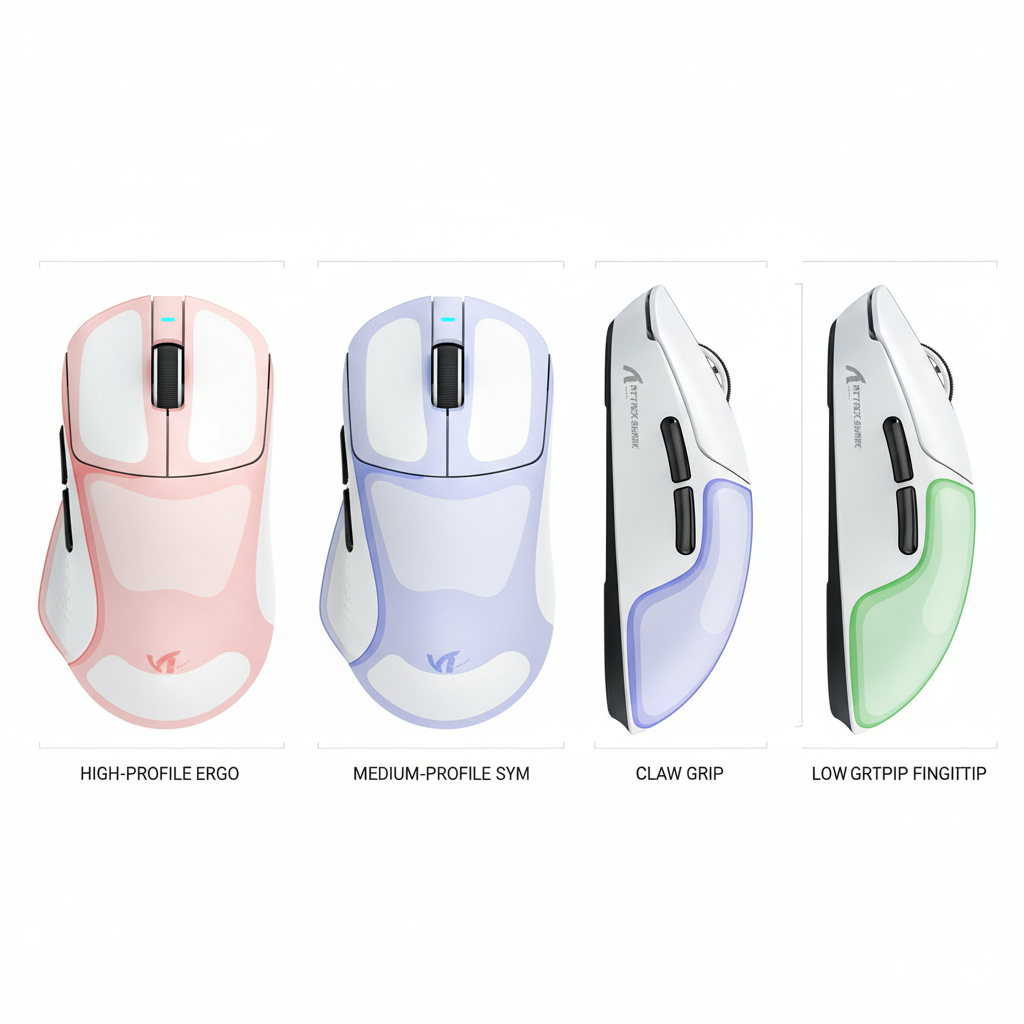 Ergonomic Gaming Mouse Shapes Guide - Attack Shark