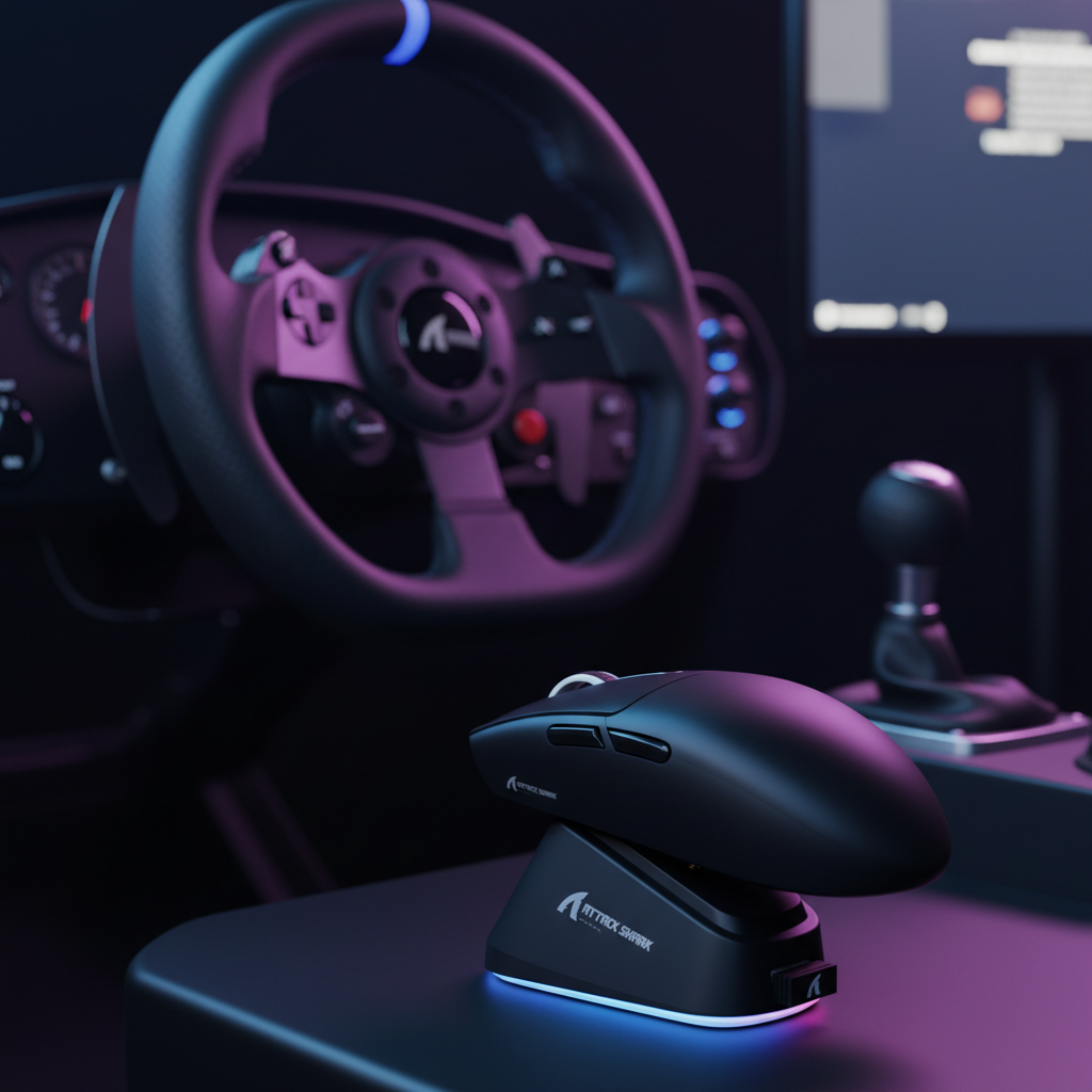 Motion Rig Sim Mouse Why Small Gaming Mice Fit Sim Rigs - Attack Shark