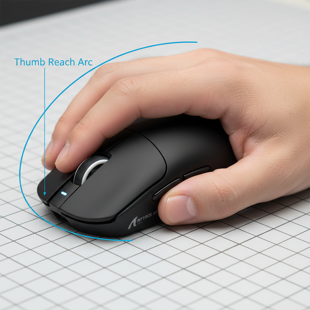 Measuring Thumb Reach: A Metric for Side Button Placement Fit