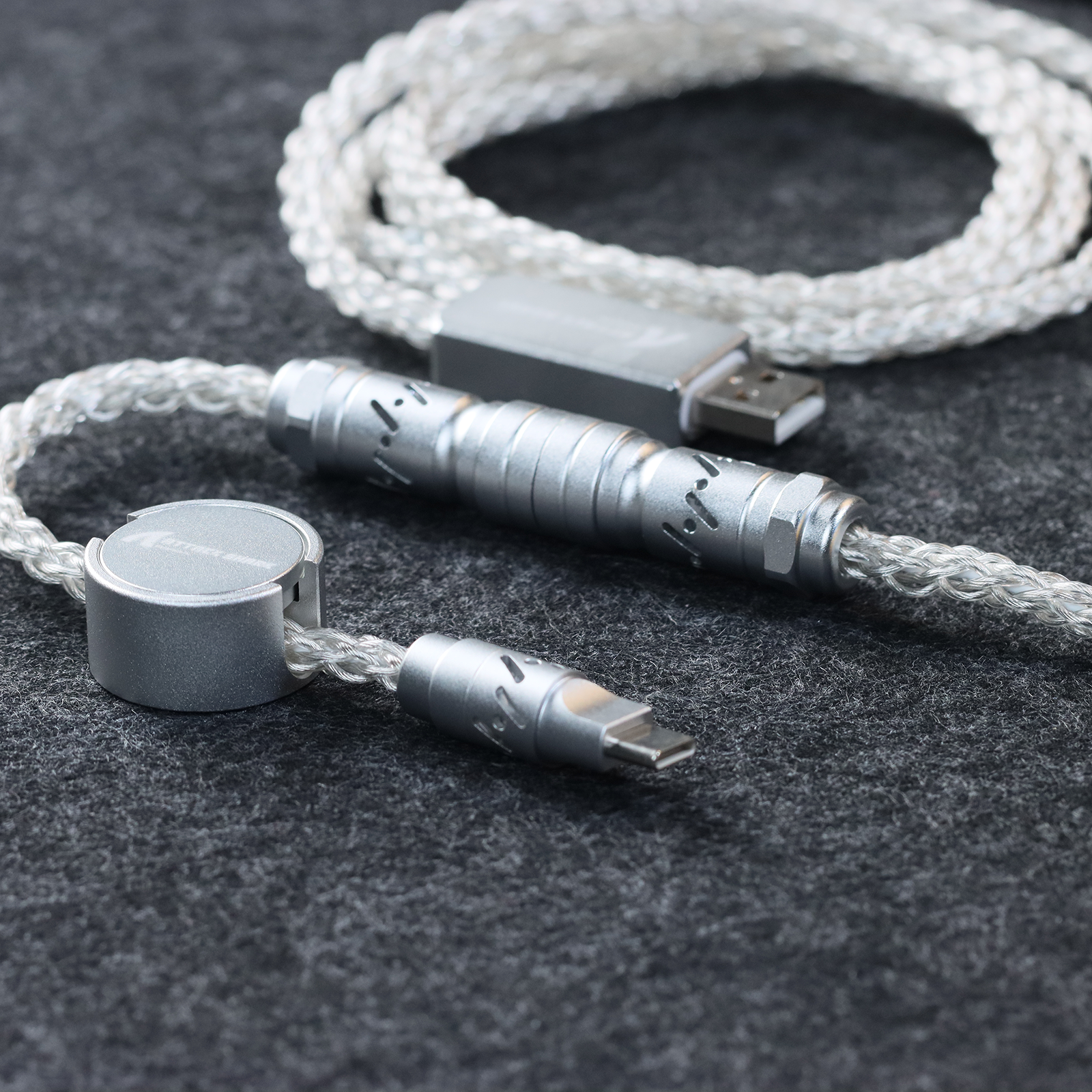 Cable de aviador personalizado ATTACK SHARK C07 para teclado magnético de 8 KHz