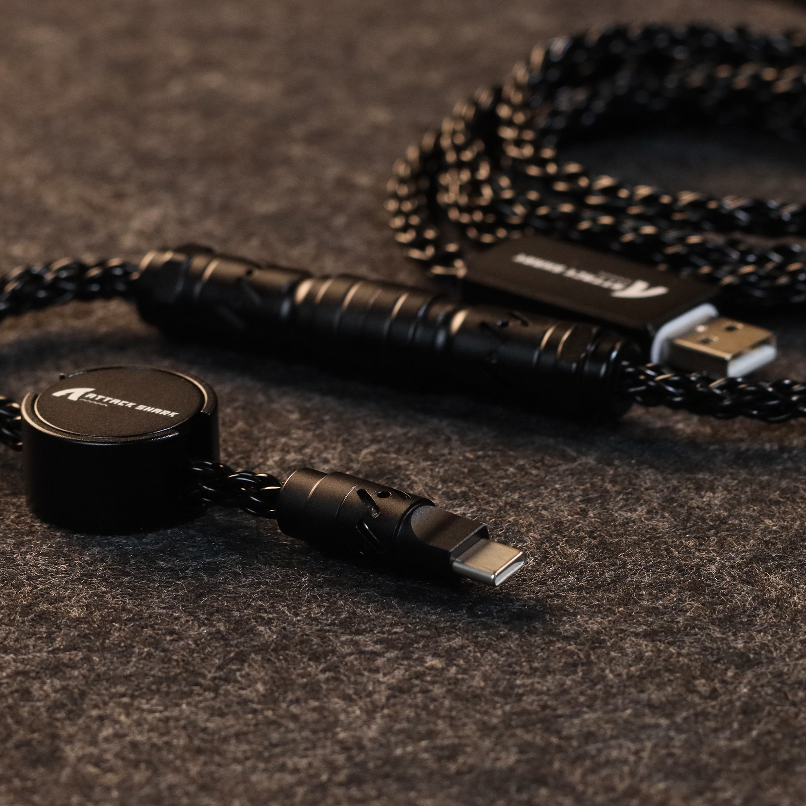 Cable de aviador personalizado ATTACK SHARK C07 para teclado magnético de 8 KHz