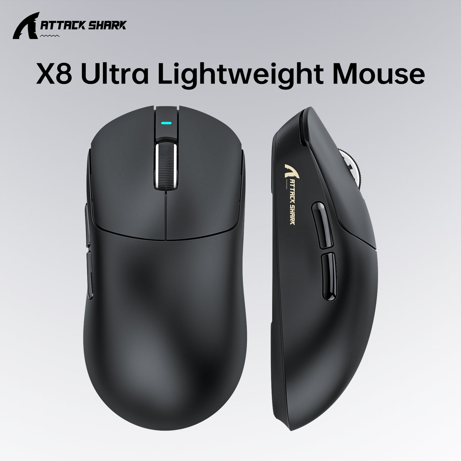 ATTACK SHARK X8 Ultra Tri-mode Wireless Gaming Mouse With C06 Ultra Cable