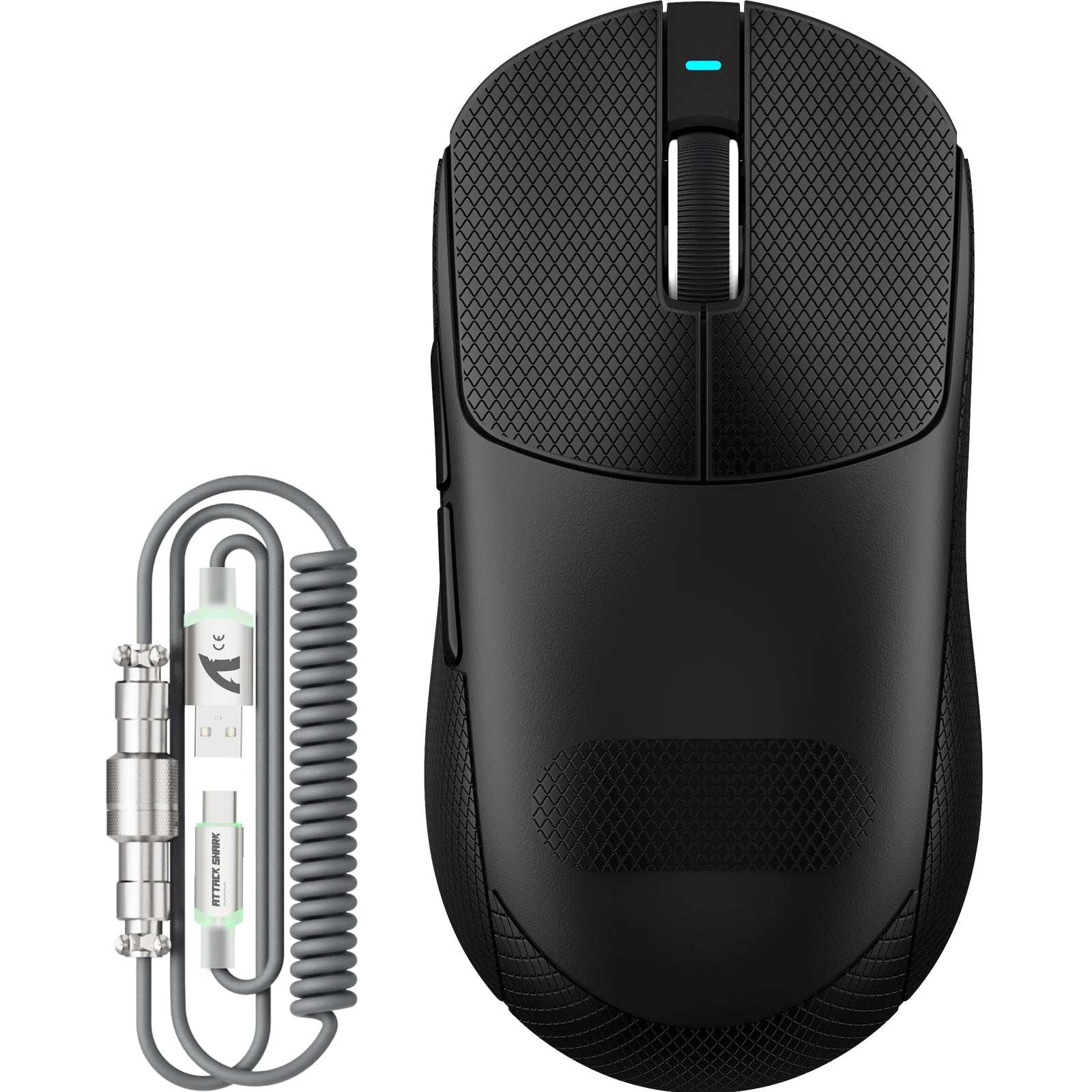 ATTACK SHARK X8PLUS Tri-mode Wireless Gaming Mouse With C06 ULTRA Cable