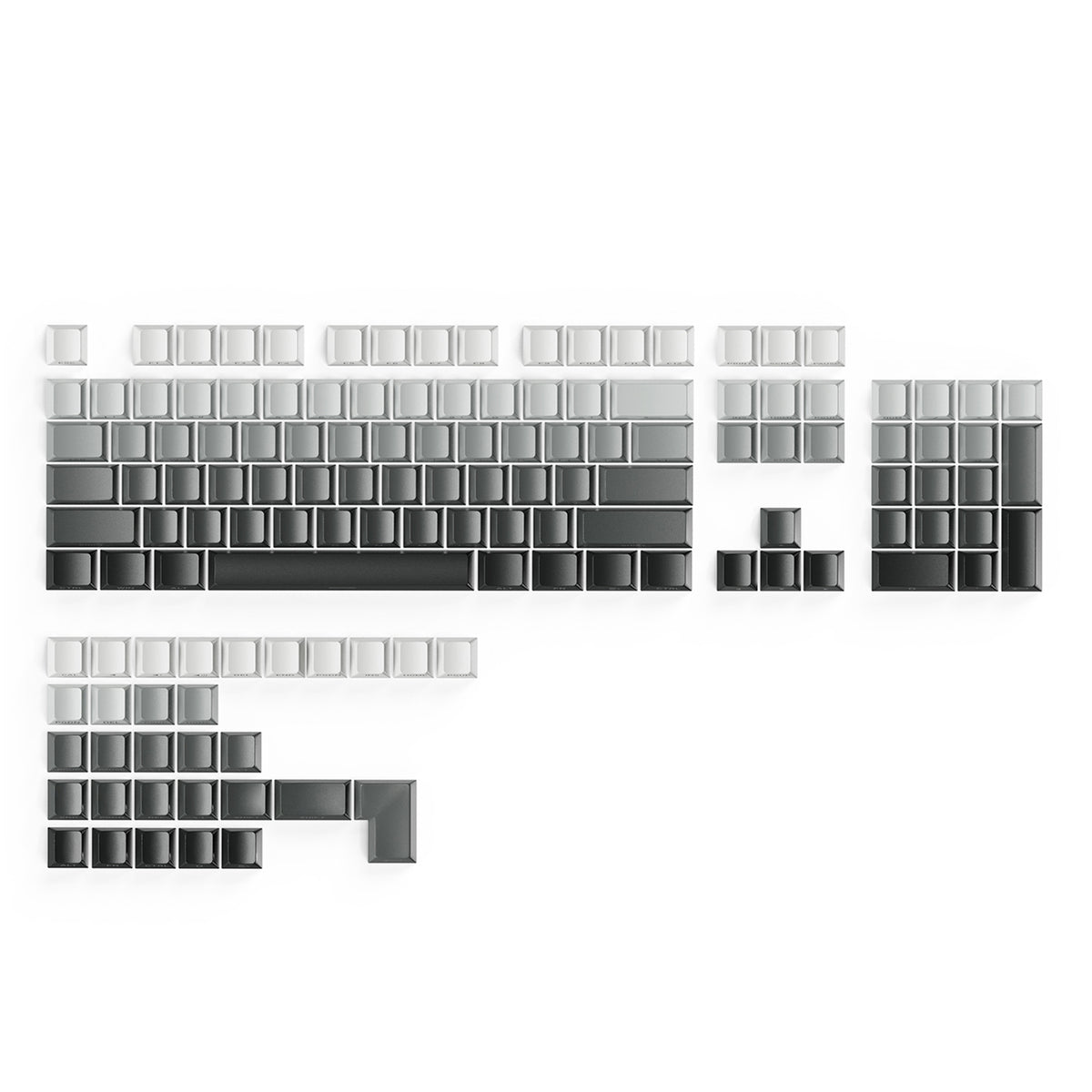 ATTACK SHARK SK06 135 Keys Shine-Through Keycaps, ANSI/ISO