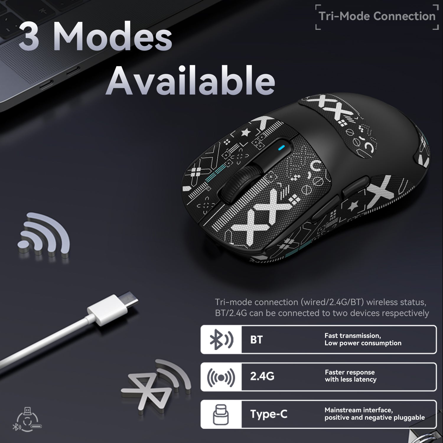 ATTACK SHARK X68HE Magnetic Keyboard with X3 Gaming Mouse Set