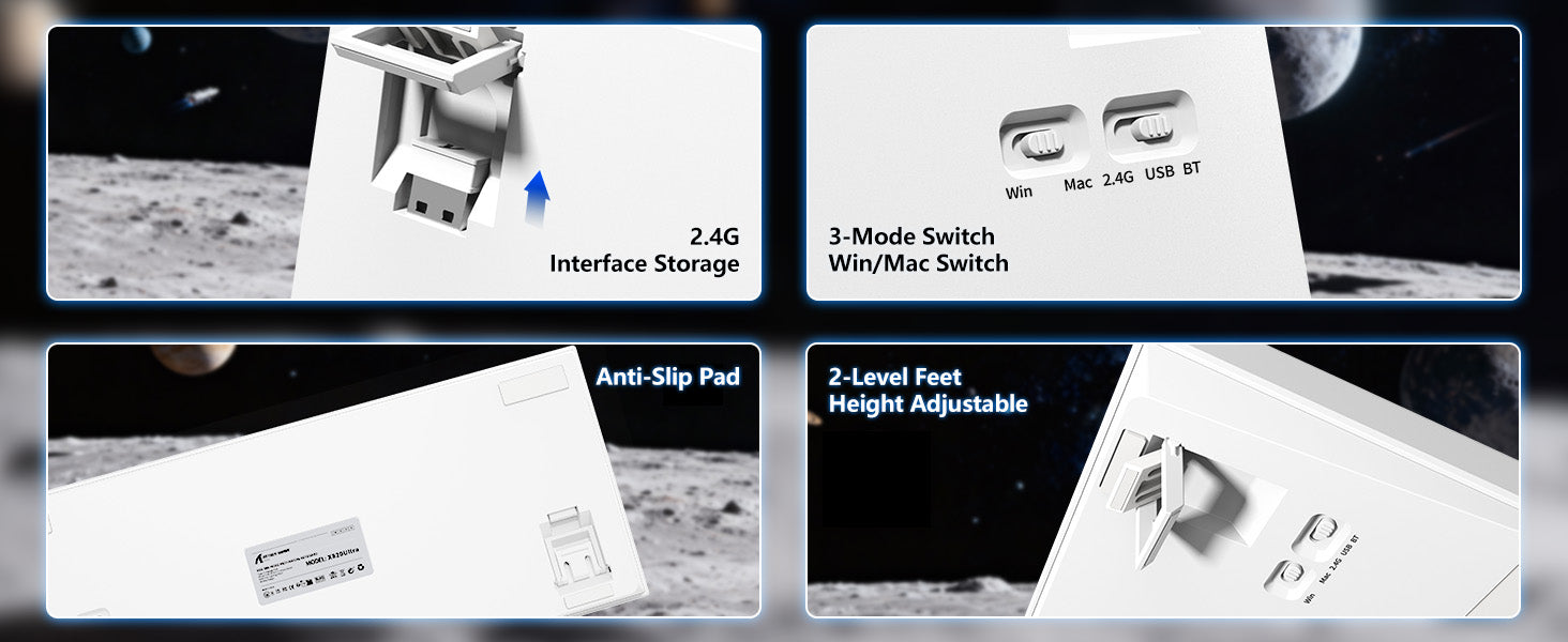 Clavier mécanique à joint tri-mode ATTACK SHARK X820Ultra