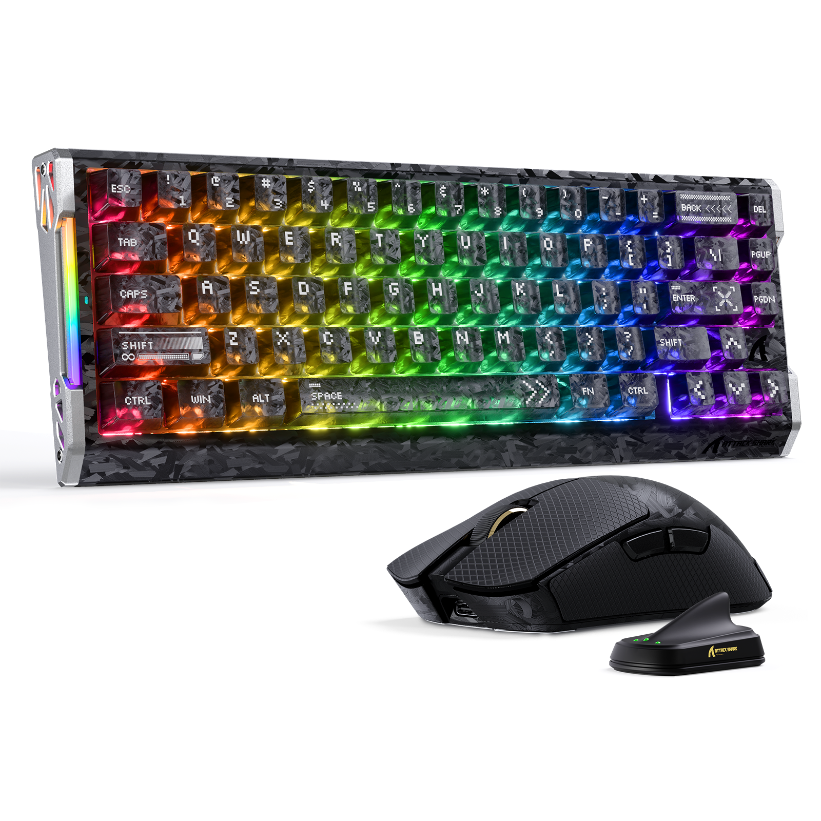 ATTACK SHARK X11 ULTRA & R68 HE Carbon Fiber Gaming Bundle