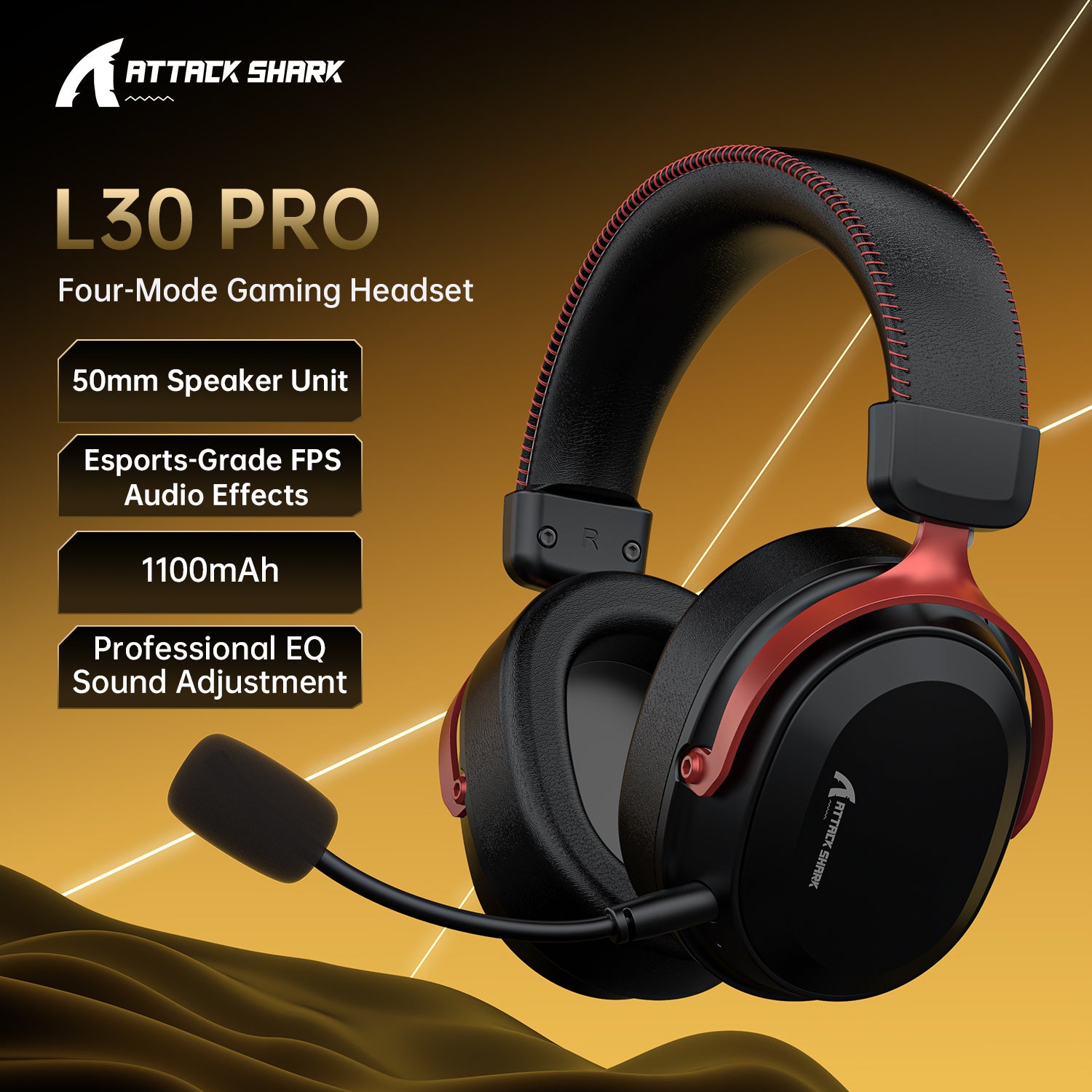 ATTACK SHARK L30PRO Wireless Gaming Headset