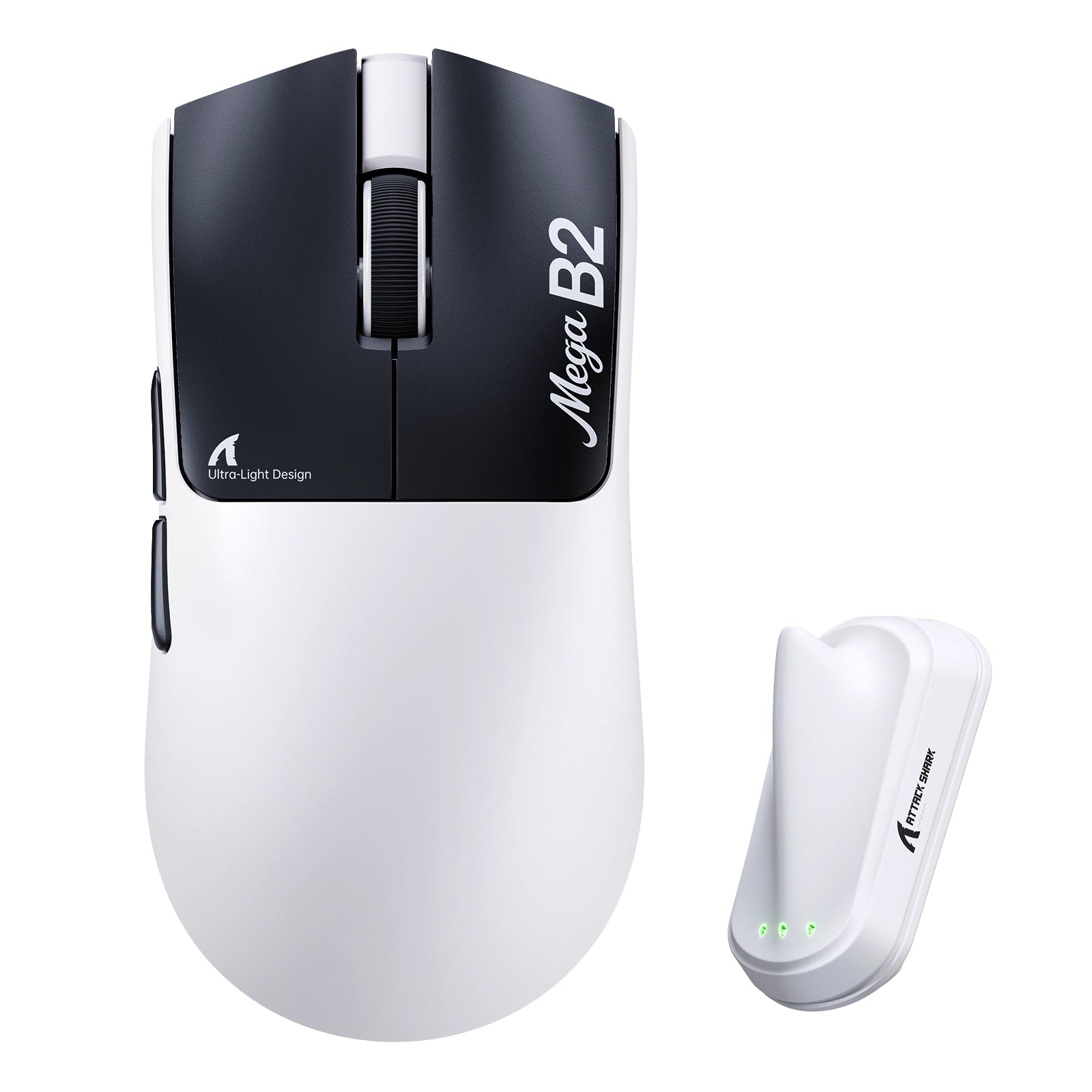 PREORDINA: ATTACK SHARK MEGA B2 TMR Mouse da gaming wireless magnetico