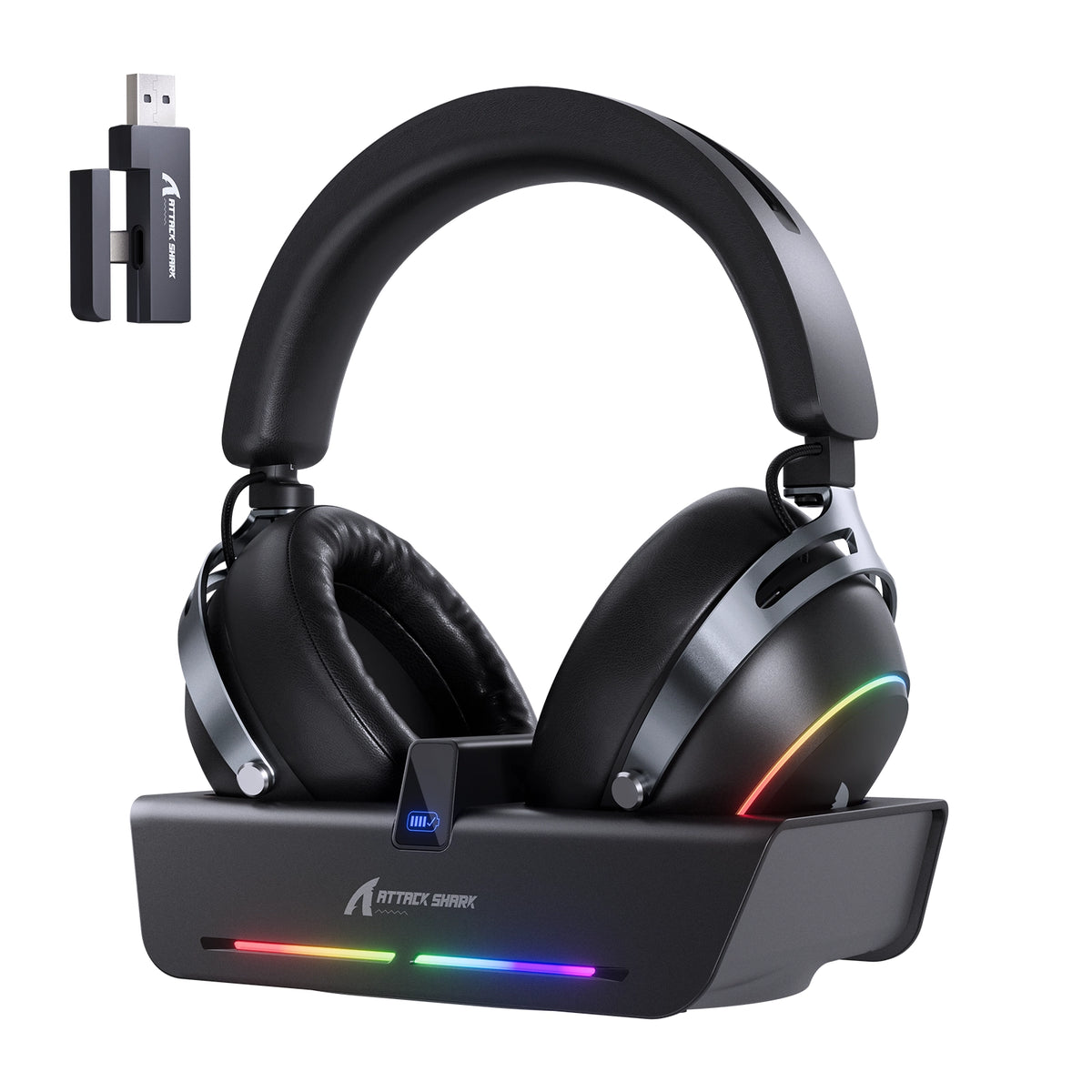 Coming Soon: ATTACK SHARK X60 Wireless Gaming Headset with Magnetic Charging Dock