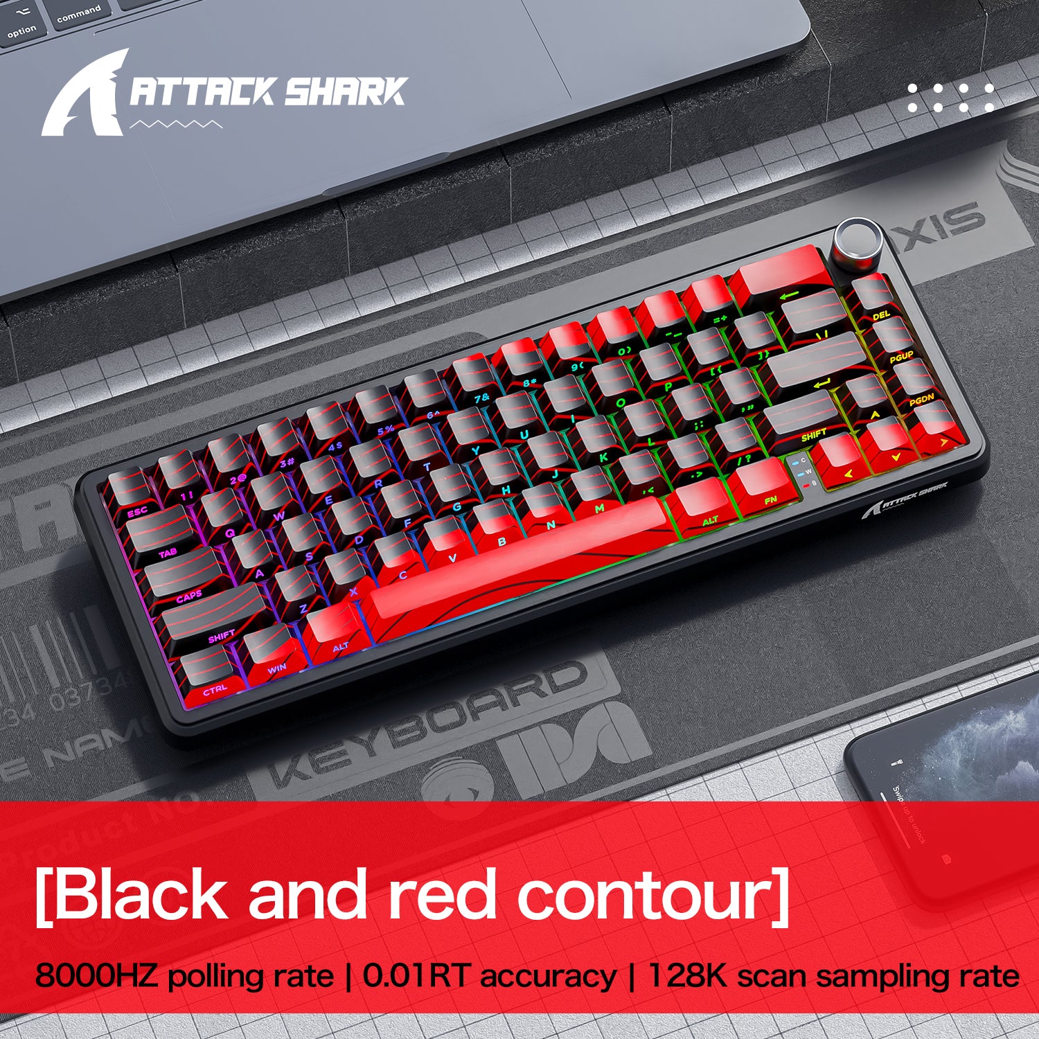 ATTACK SHARK X65PRO HE Rapid Trigger Keyboard