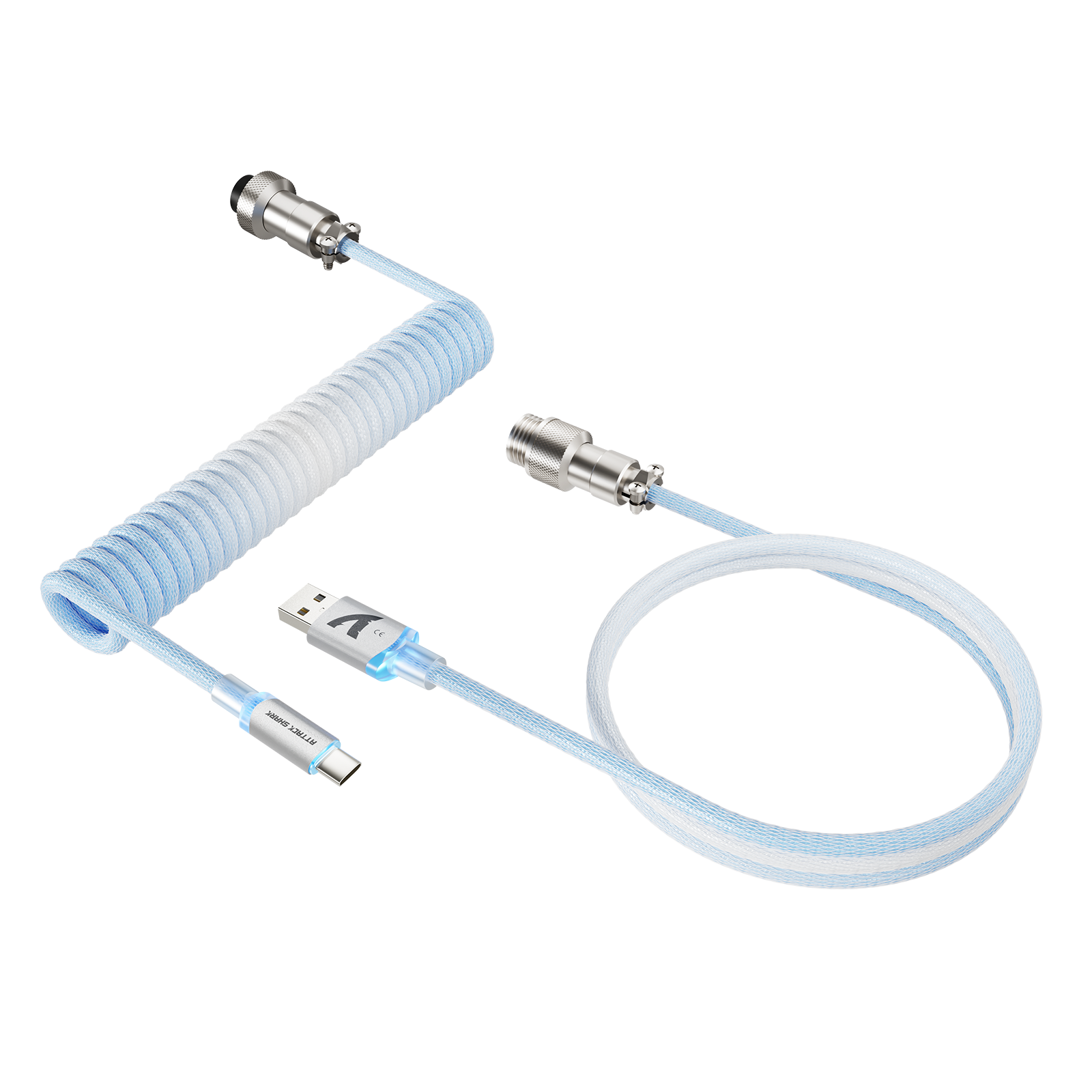 ATTACK SHARK C01ULTIMATE Coiled Cable for 8KHz Magnetic Keyboard