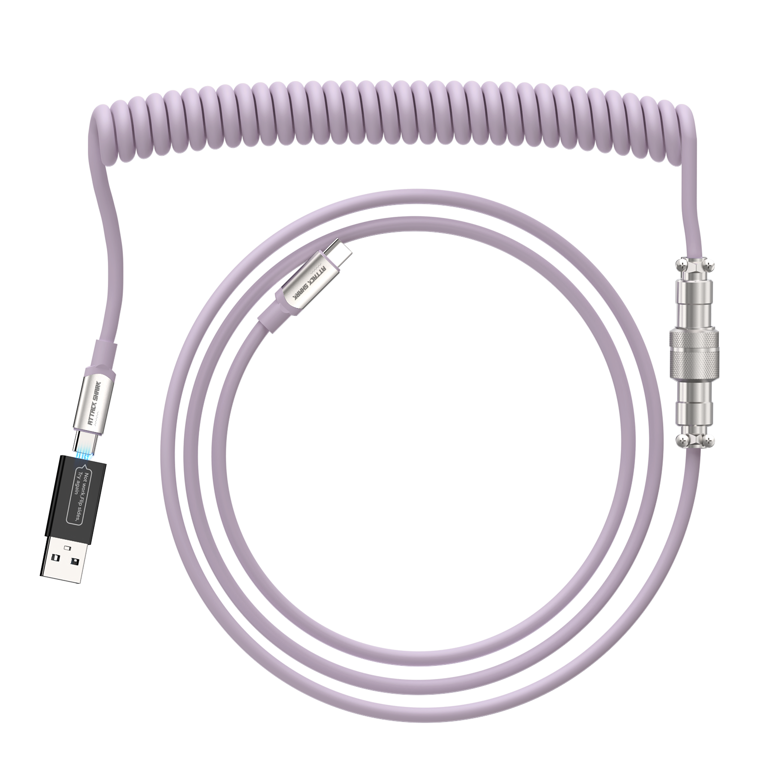 ATTACK SHARK C04-C COILED CABLE