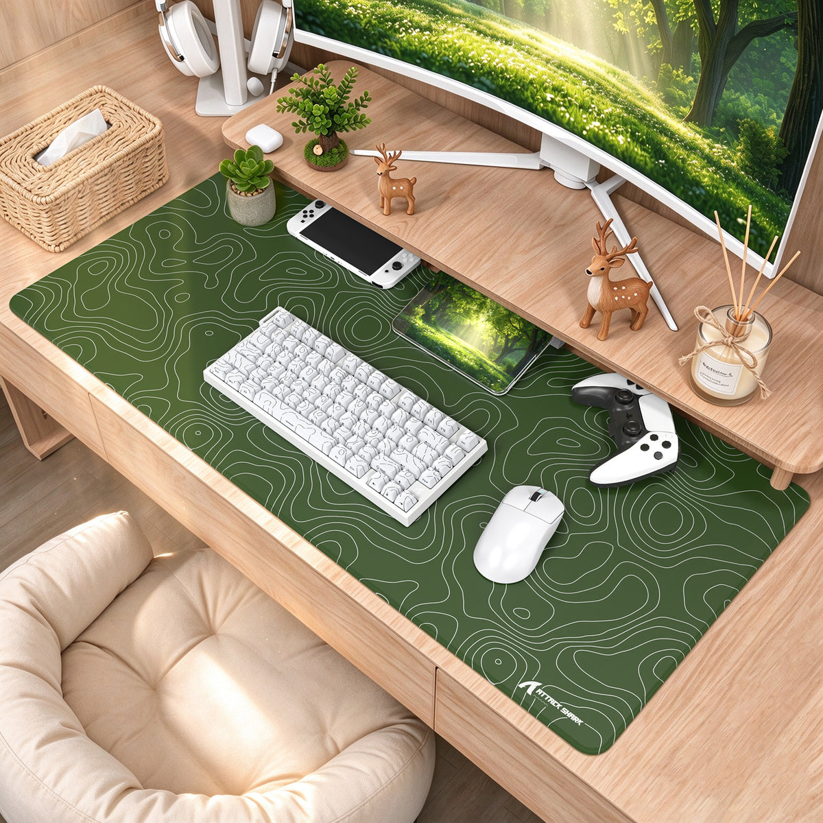 Tapis de Souris Gaming eSport ATTACK SHARK CM02PRO (900x400x4 MM)