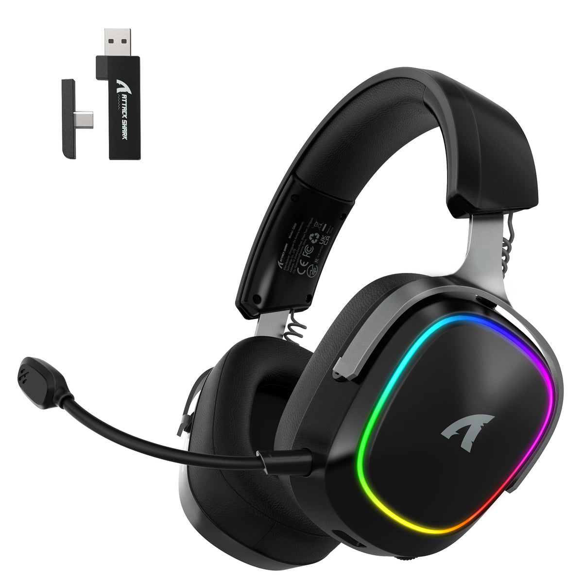 Wireless Gaming Headset | 20ms Low-Latency, 50mm