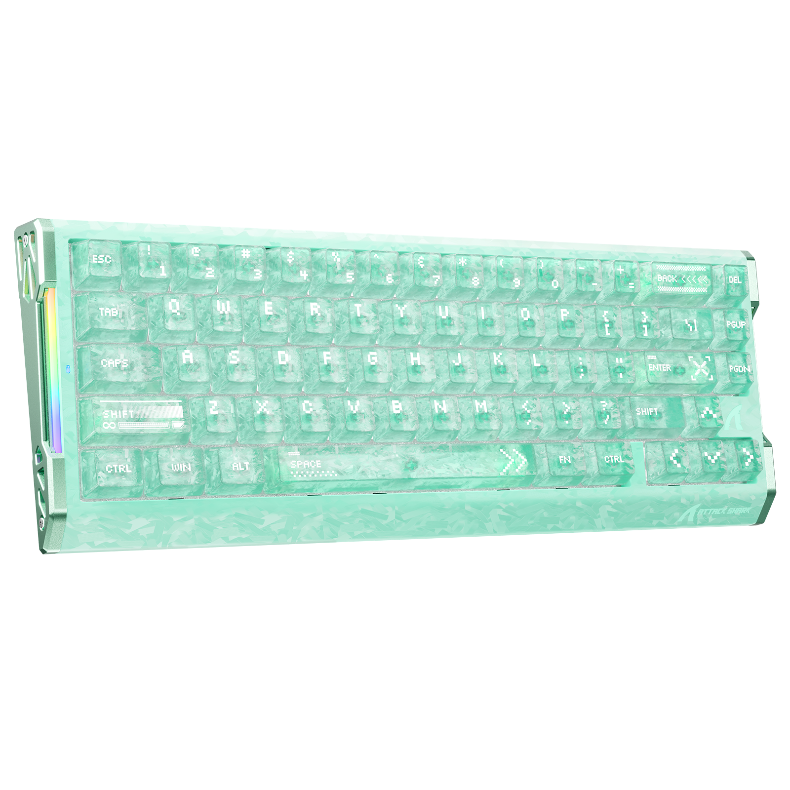 ATTACK SHARK R68 HE Carbon Fiber Rapid Trigger Keyboard Magnetic Switch