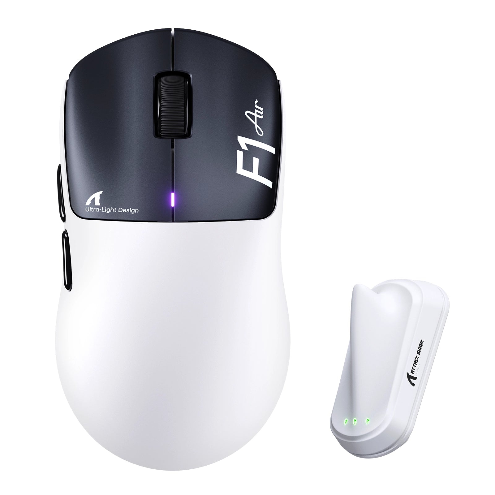 ATTACK SHARK F1 AIR, ratón inalámbrico para gaming de 39 g con PAW3955MAX