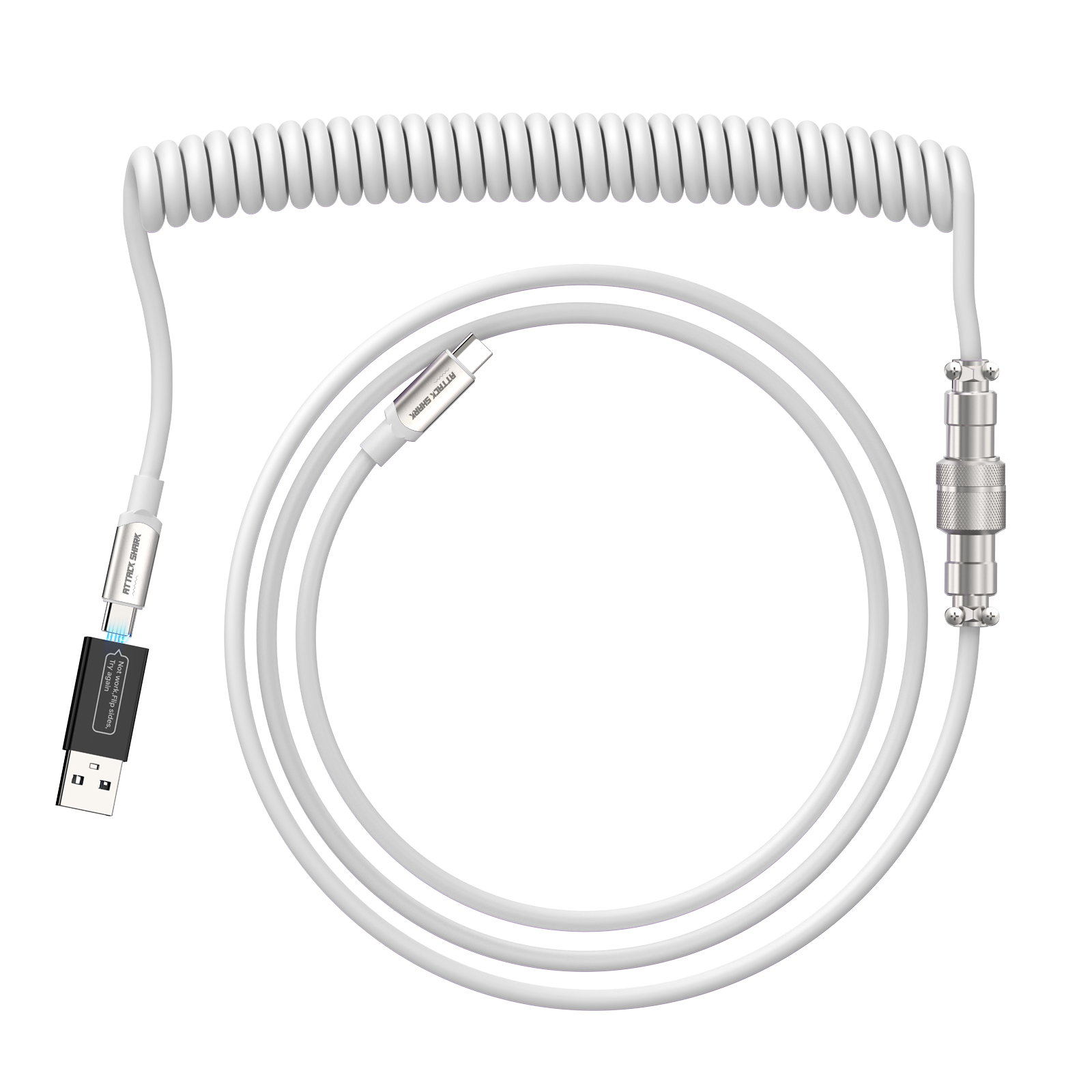 ATTACK SHARK C04-C COILED CABLE