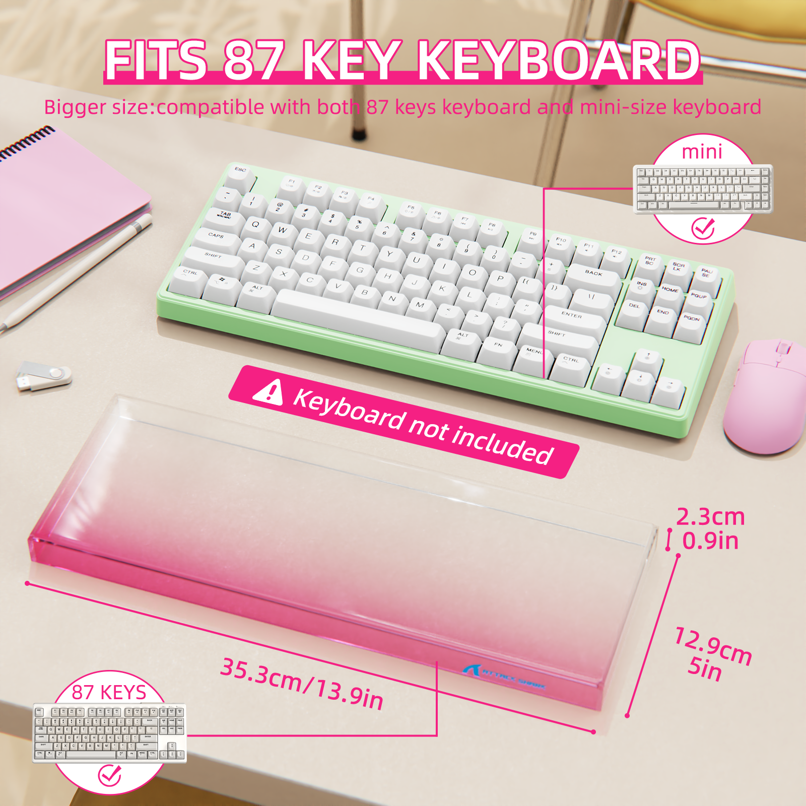 ATTACK SHARK 87 Keys Keyboard Dust Cover