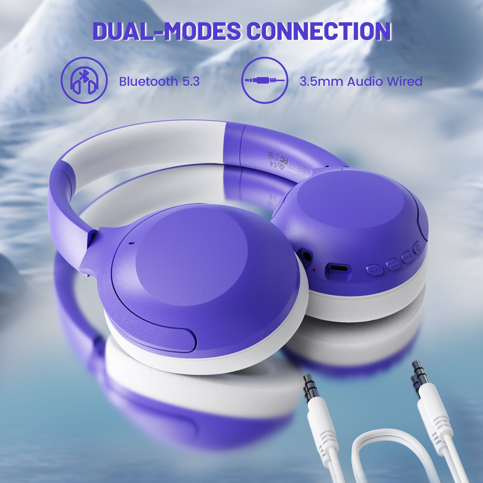 ATTACK SHARK G300 ANC Foldable Ultra-Light Dual-Mode Headphones