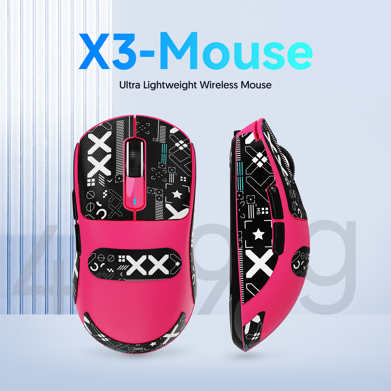 ATTACK SHARK X3 Wireless Gaming Mouse PAW3395 Superlight