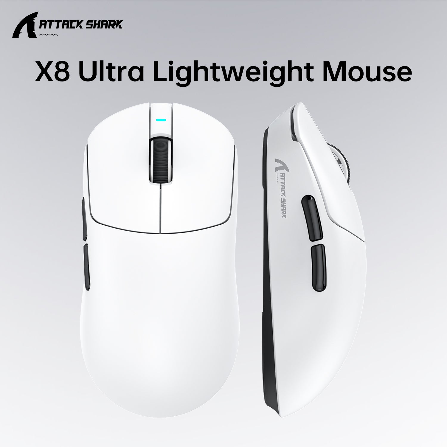 ATTACK SHARK X8 Ultra Tri-mode Wireless Gaming Mouse With C06 Ultra Cable
