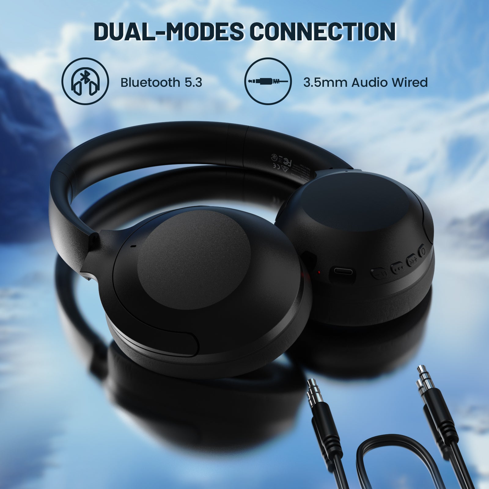 Auriculares plegables ultraligeros de modo dual ATTACK SHARK G300 ANC