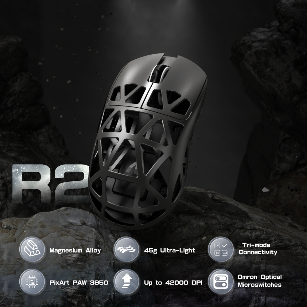 Attack Shark R2 Ultra Attack Shark R2 Ultralight Wireless Gaming Mouse | 45g | 8K Hz ...