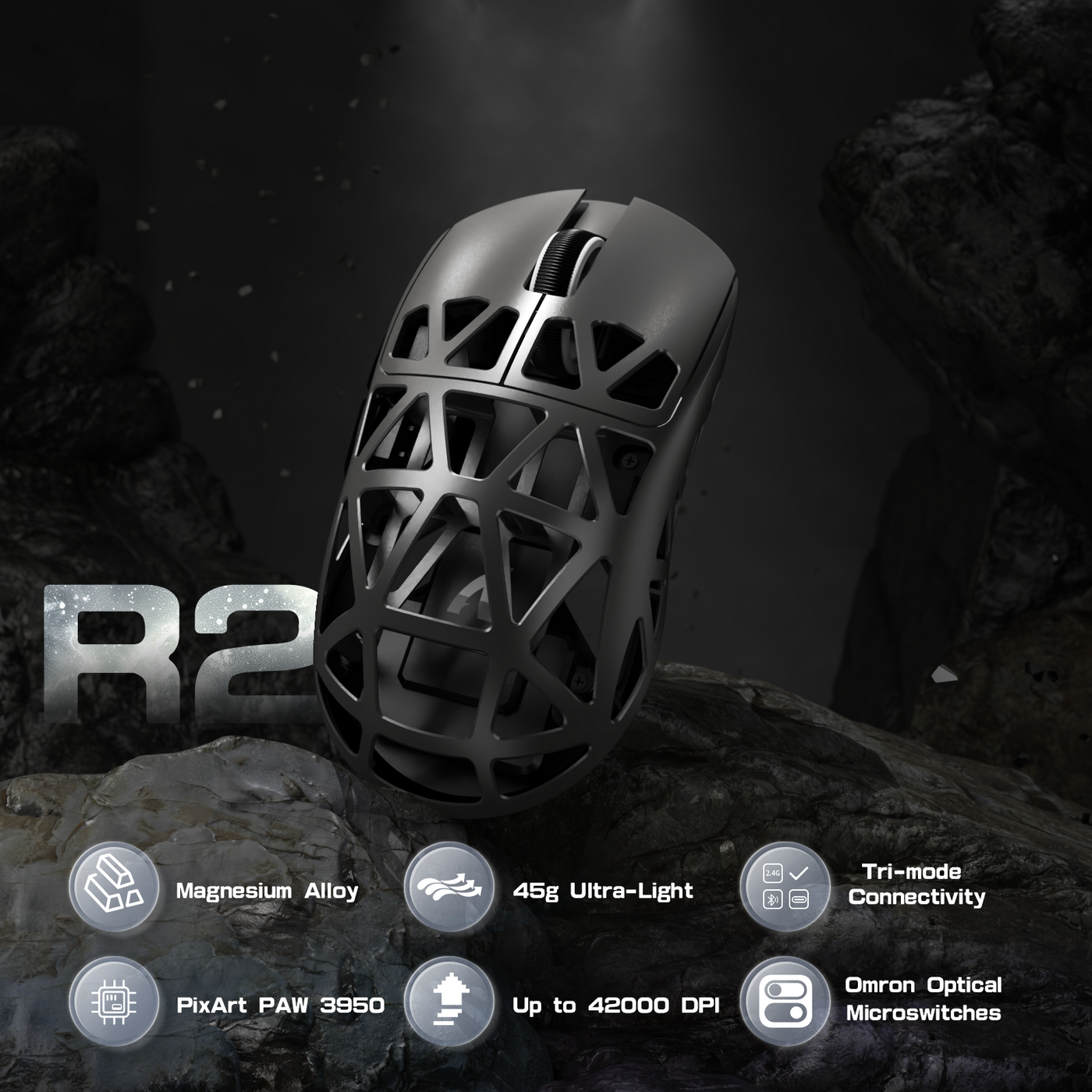 Attack Shark R2 Ultralight Wireless Gaming Mouse | 45g | 8K Hz ...