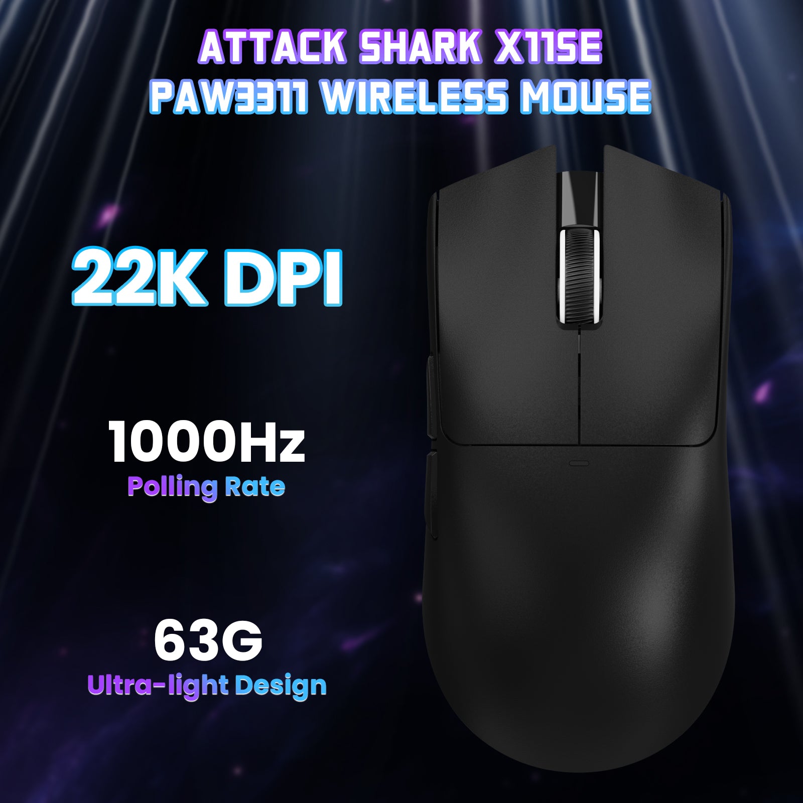 ATTACK SHARK X11SE Wireless Gaming Mouse