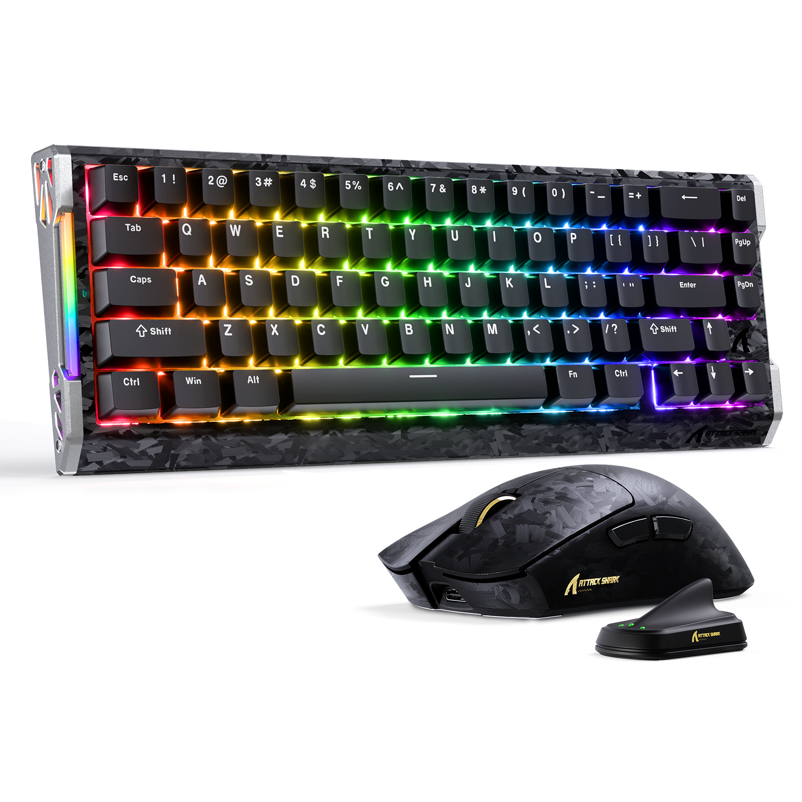 ATTACK SHARK X11 ULTRA & R68 HE Carbon Fiber Gaming Bundle