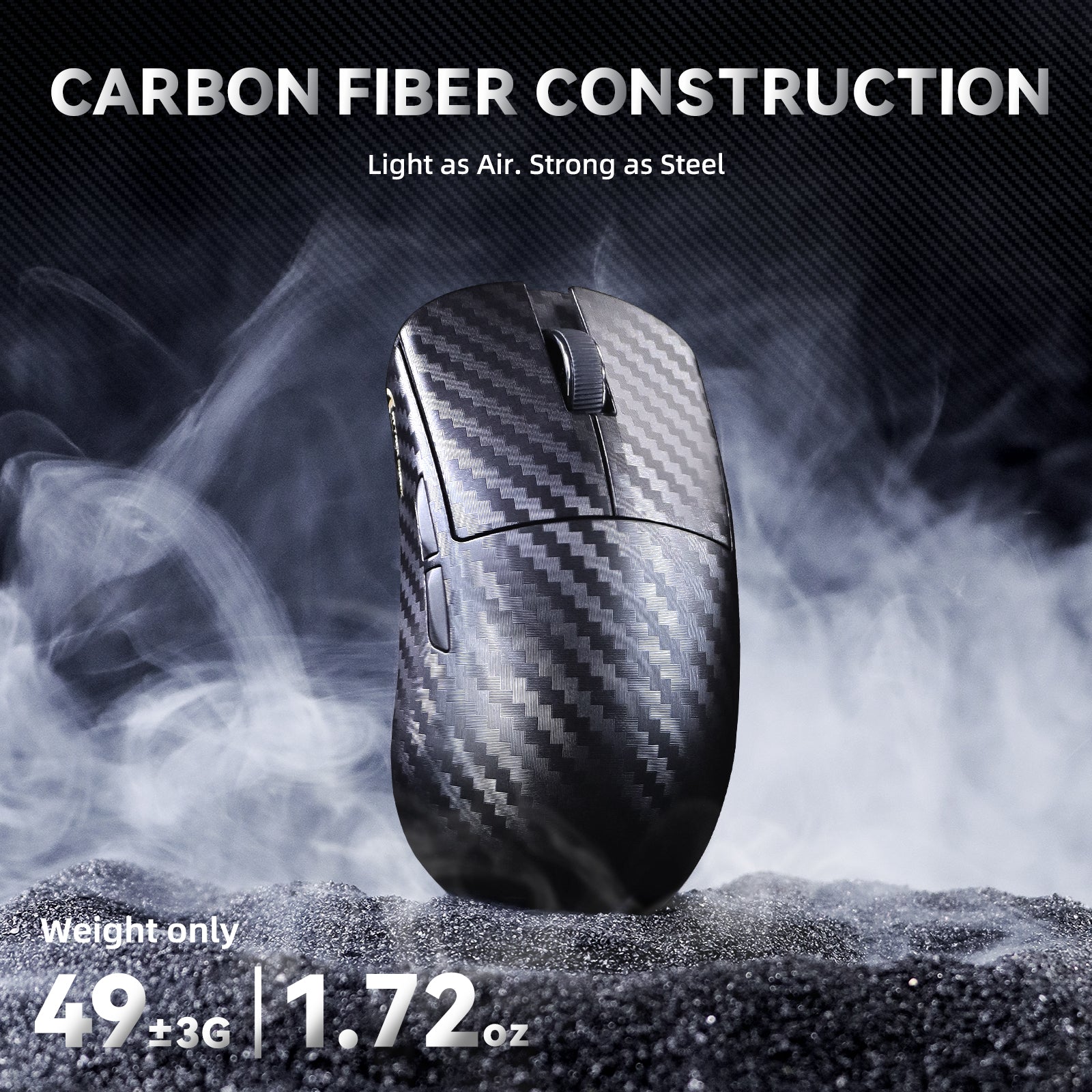 Souris de jeu sans fil 8K ATTACK SHARK R11 ULTRA en fibre de carbone PAW3950MAX avec câble LED C06 Ultra