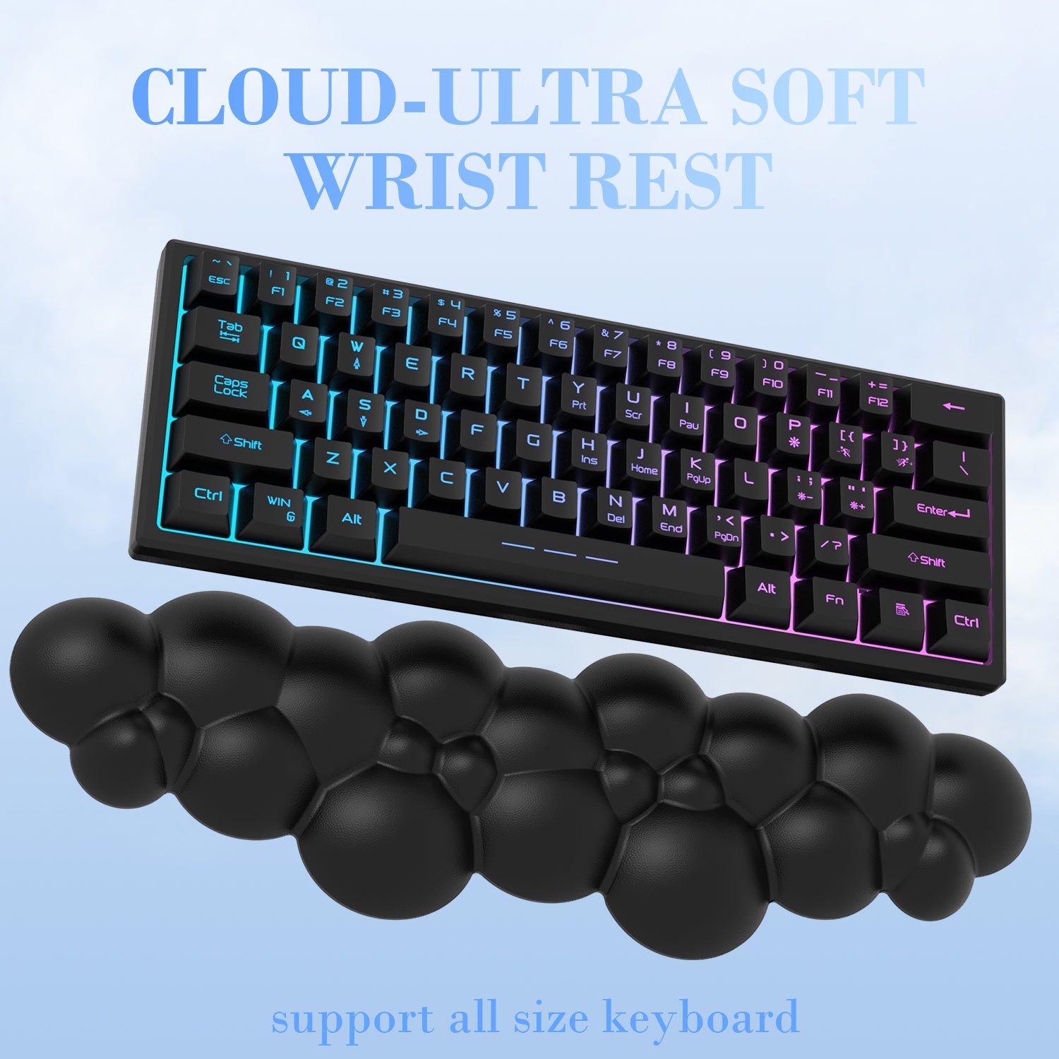 ATTACK SHARK Cloud Keyboard Wrist Rest