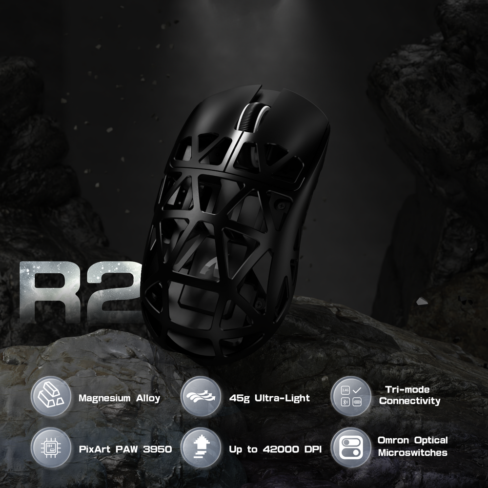 Attack Shark R2 Ultralight Wireless Gaming Mouse | 45g | 8K Hz ...