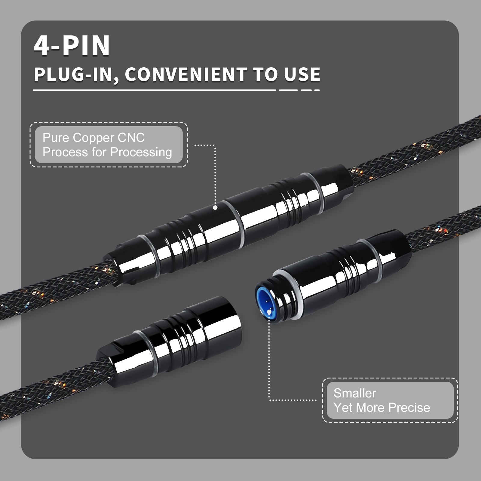 ATTACK SHARK C05 Coiled Cable