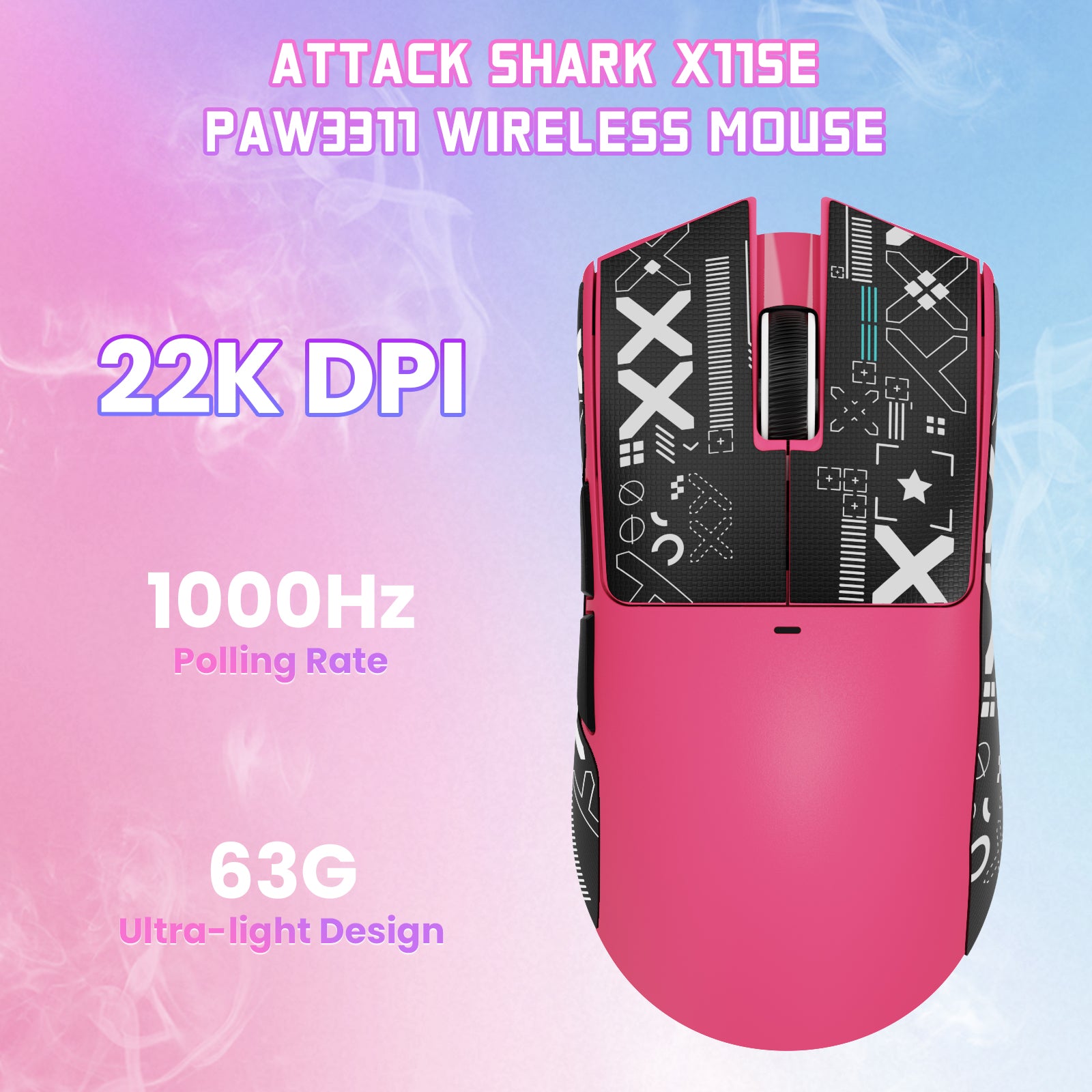ATTACK SHARK X11SE Wireless Gaming Mouse