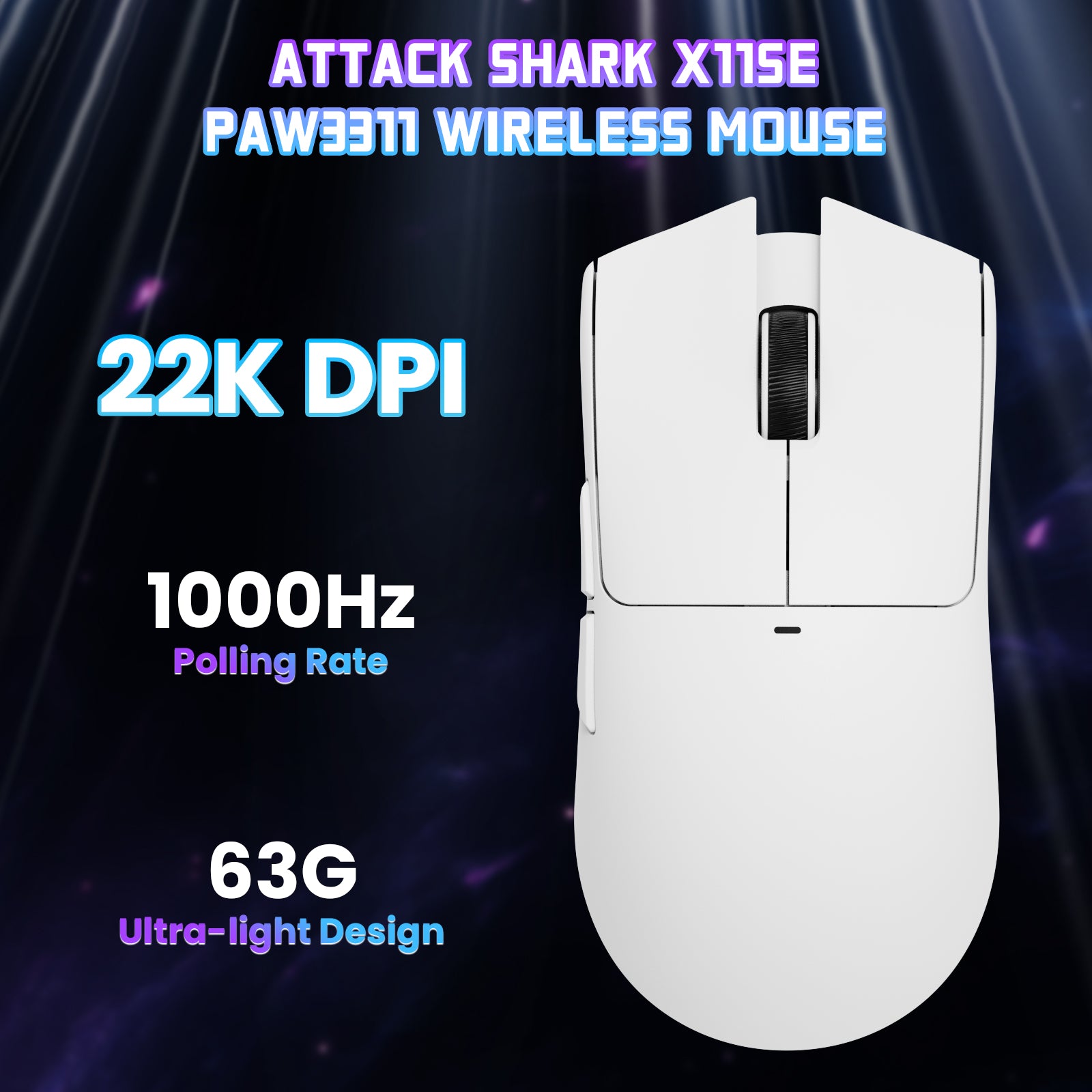 ATTACK SHARK X11SE Wireless Gaming Mouse