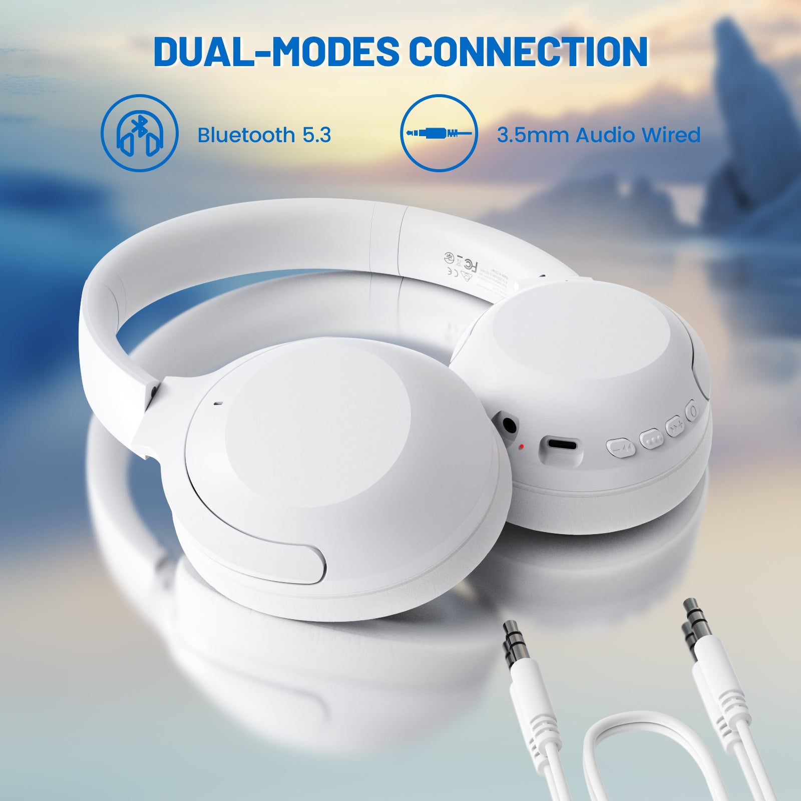 ATTACK SHARK G300 ANC Foldable Ultra-Light Dual-Mode Headphones