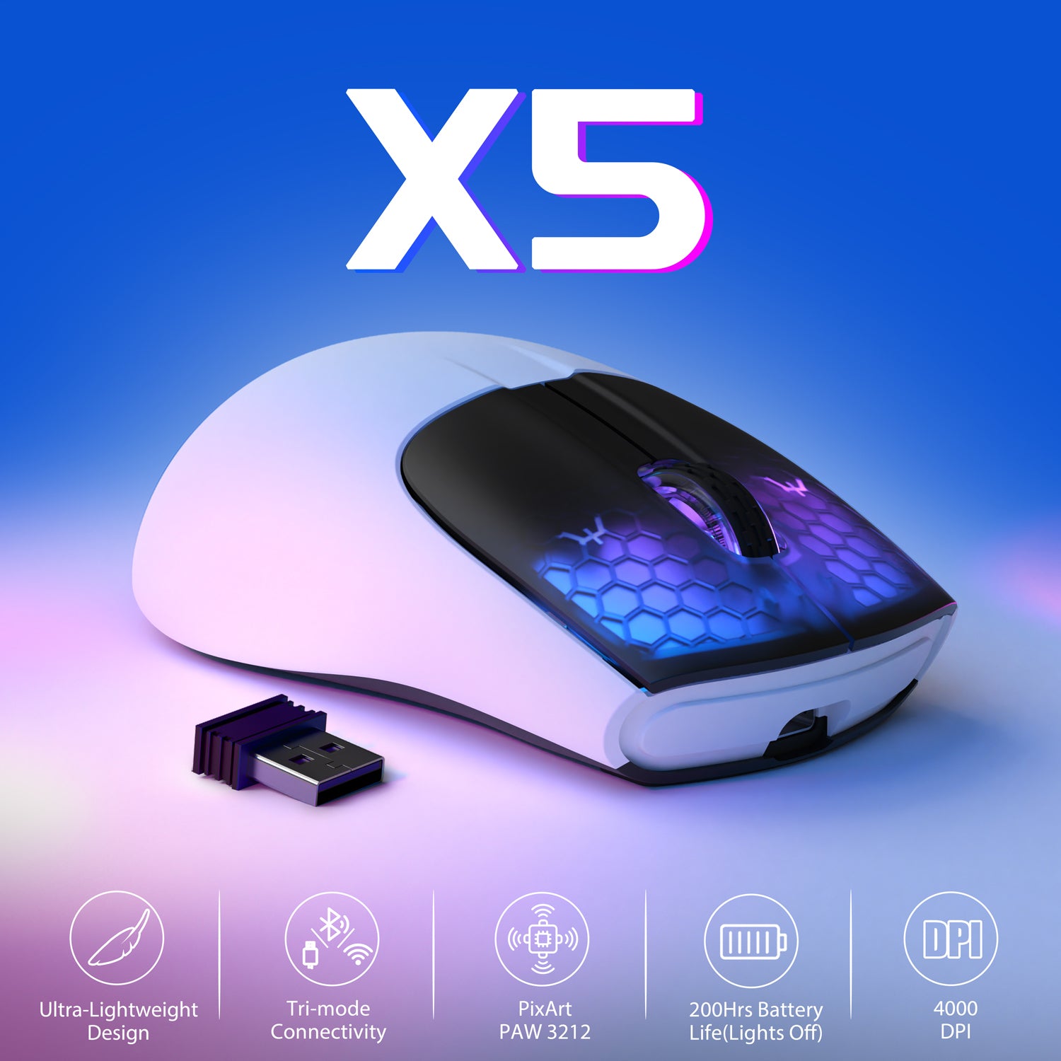ATTACK SAHRK X5 Wireless Gaming Mouse
