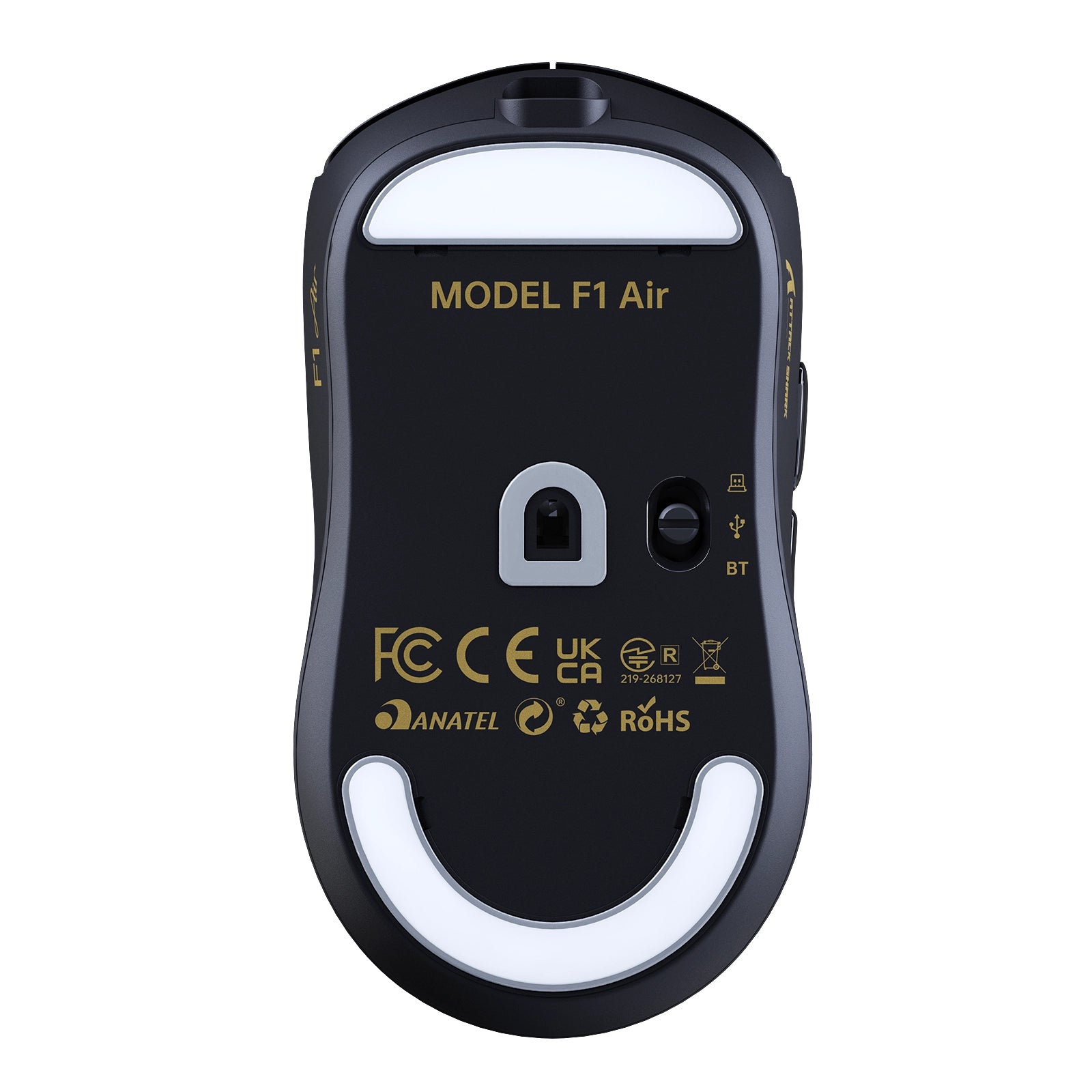 ATTACK SHARK F1 AIR, ratón inalámbrico para gaming de 39 g con PAW3955MAX
