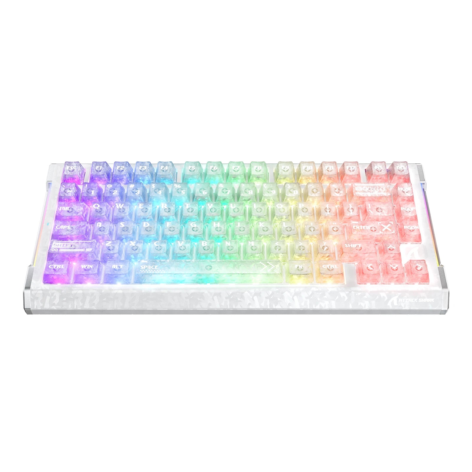 ATTACK SHARK R86 HE Carbonfaser-Tastatur mit Magnetschaltern und Rapid-Trigger-Technologie