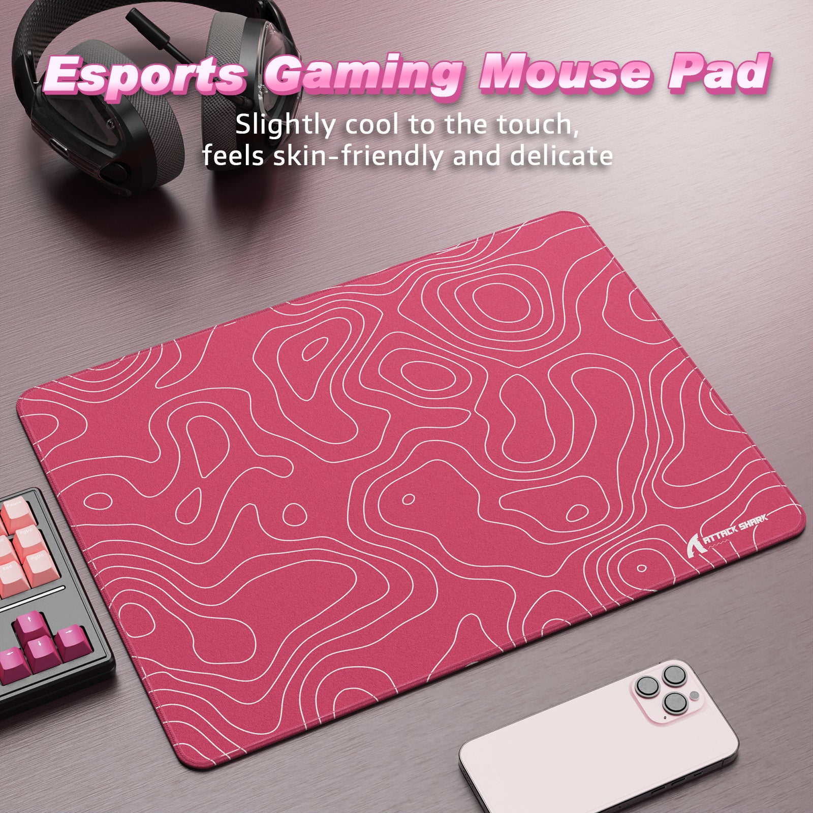ATTACK SHARK CM02SE eSport Gaming Muismat (410x310x4 MM)