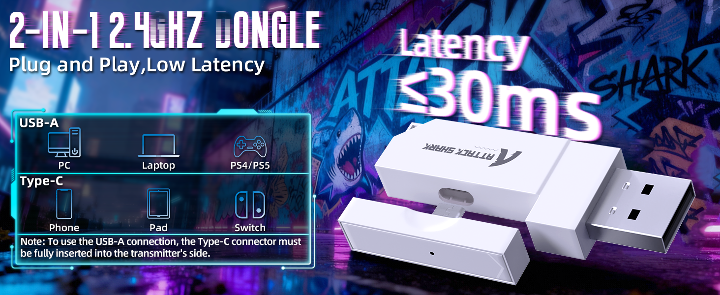 ATTACK SHARK L30PRO Wireless Gaming Headset