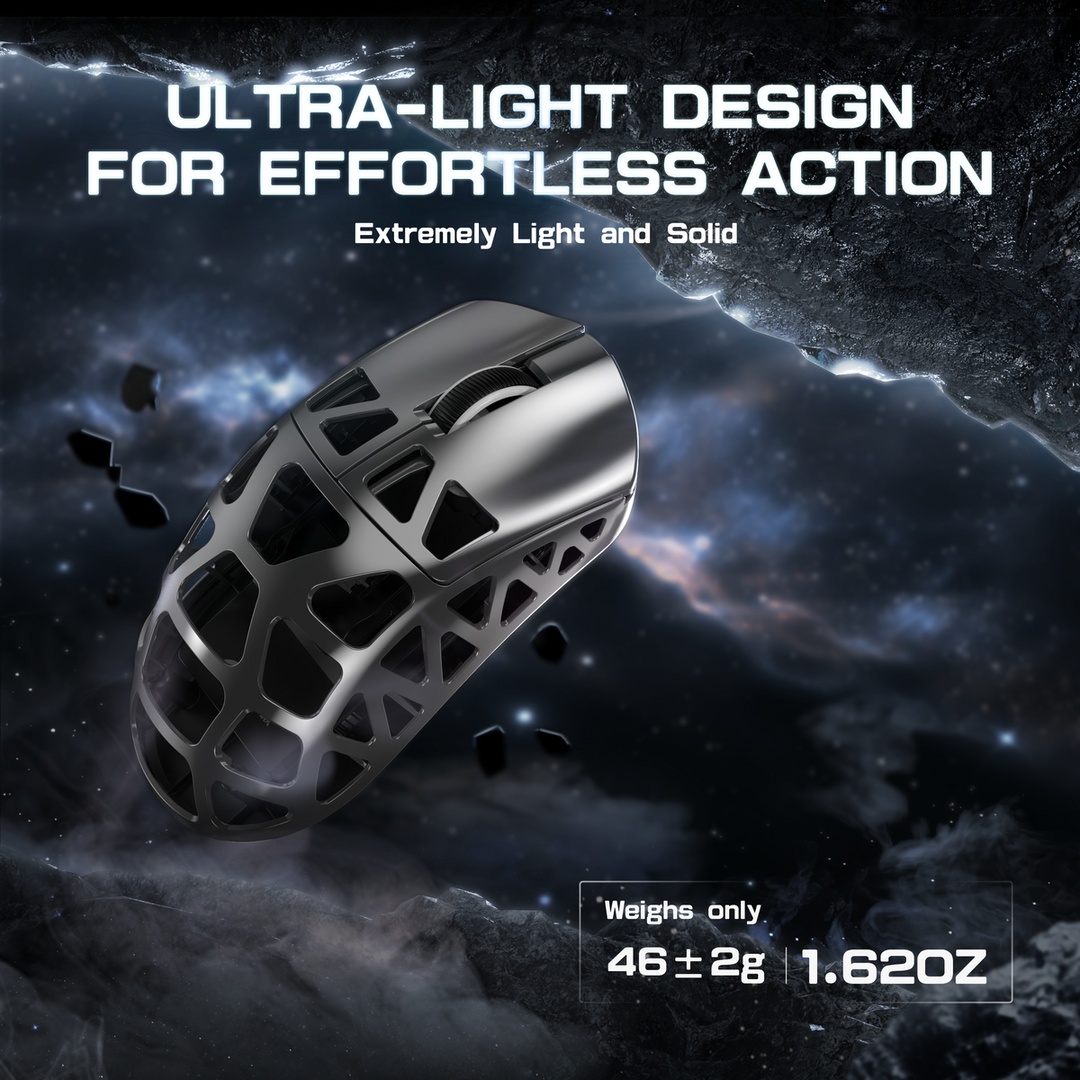 Ultra-Light Gaming Mouse | 8000Hz Polling | Magnesium Frame
