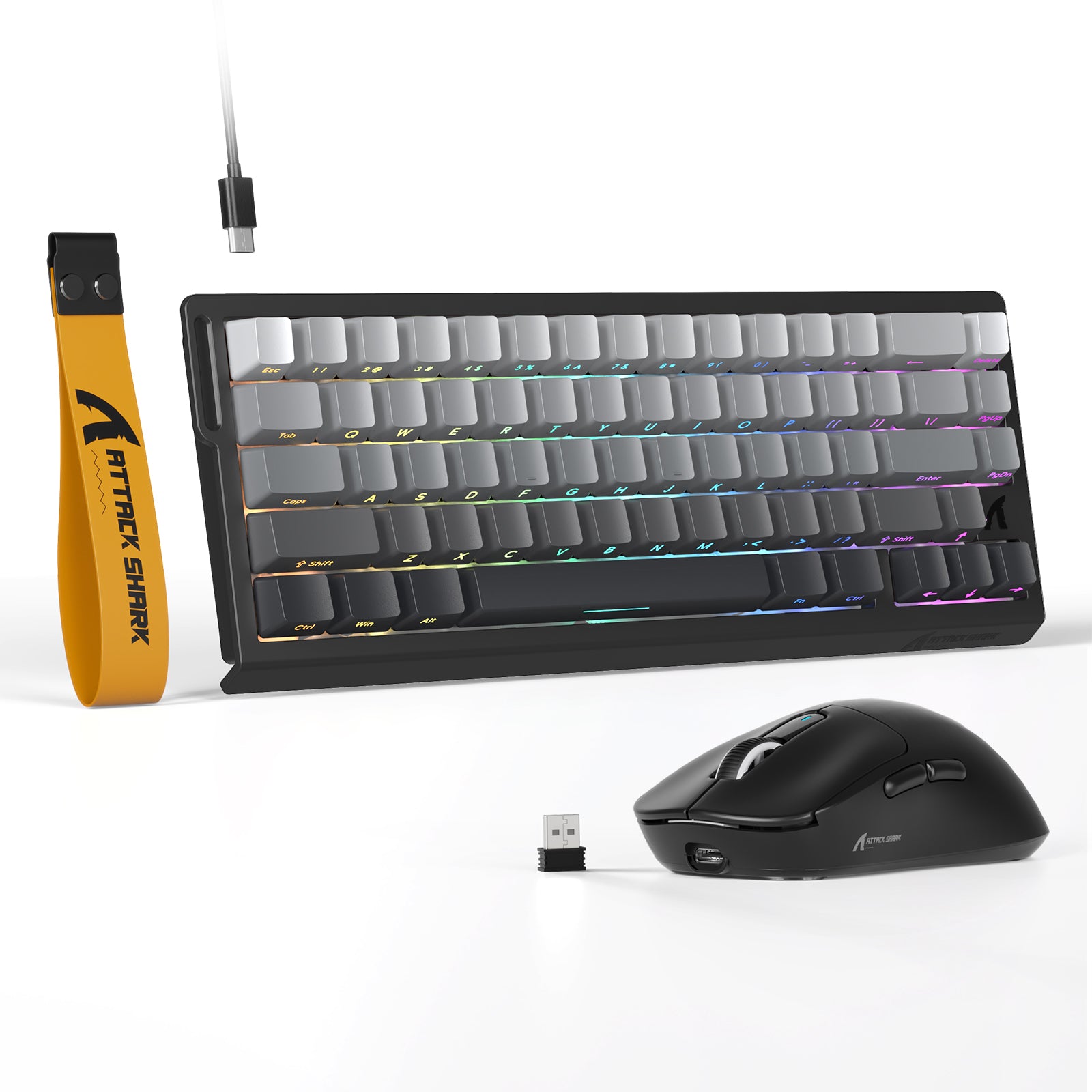 ATTACK SHARK X68HE Magnetic Keyboard With X3 Gaming Mouse Set